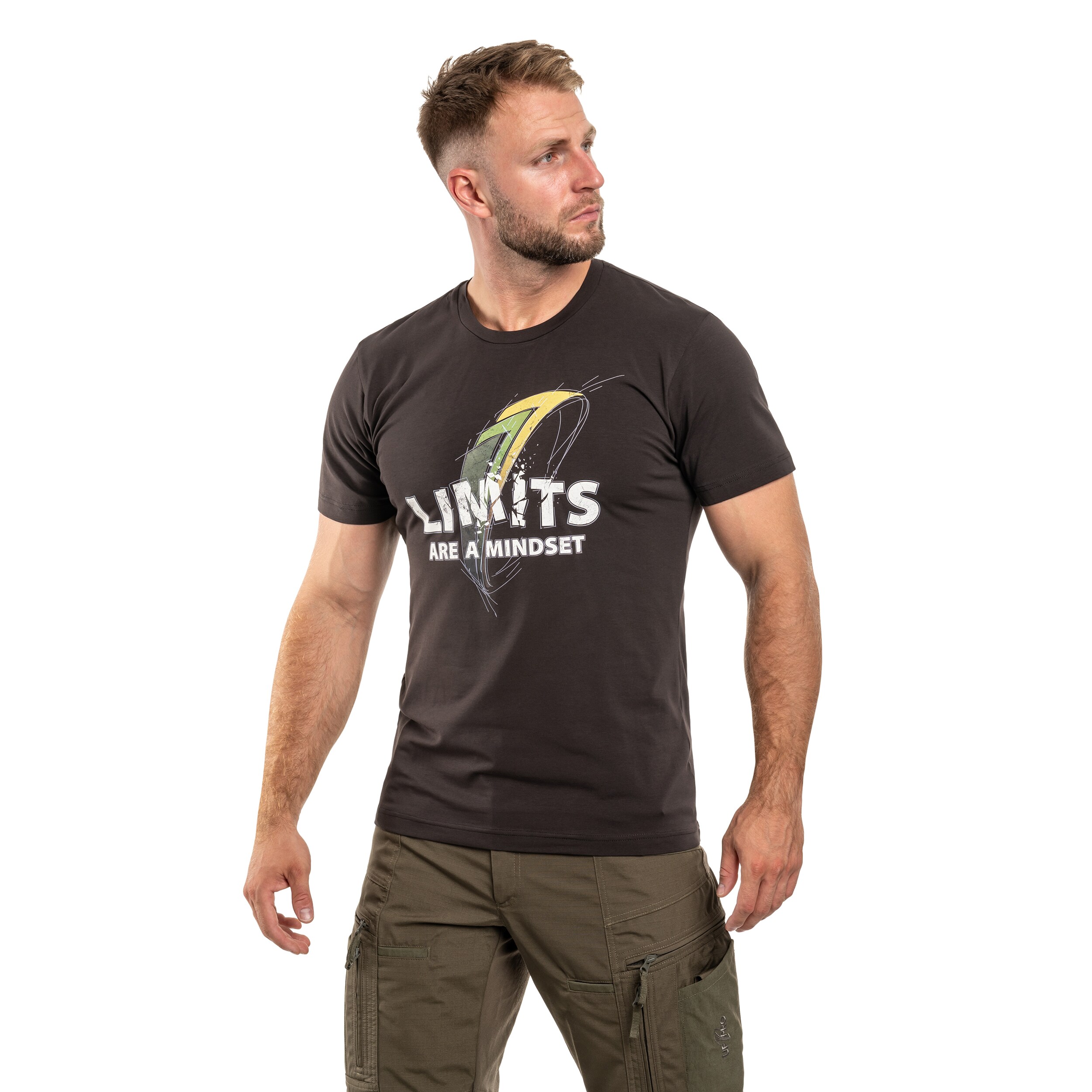 Koszulka T-shirt UF PRO Mindset Breaker Tee - Maroon Brown