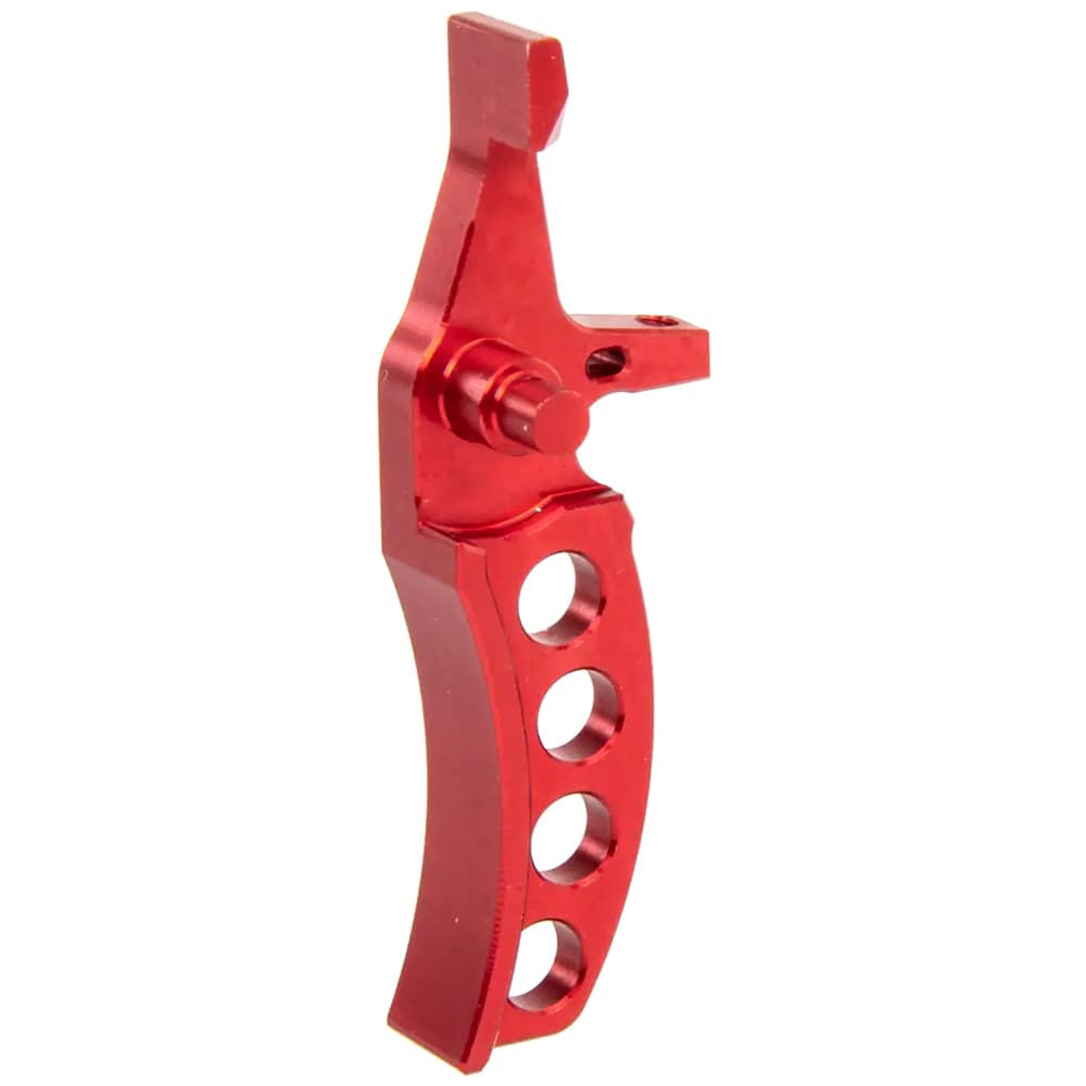 Aluminiowy spust Jefftron Curved Trigger - Red