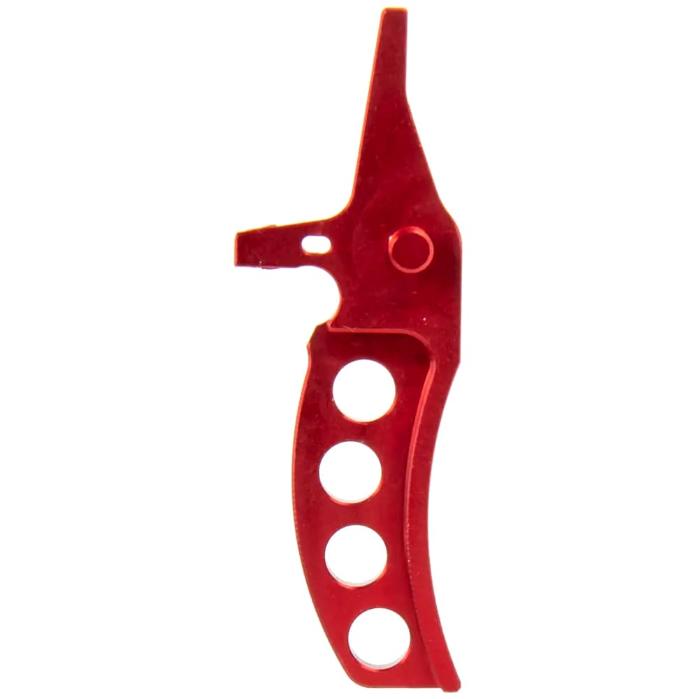 Aluminiowy spust Jefftron Curved Trigger - Red
