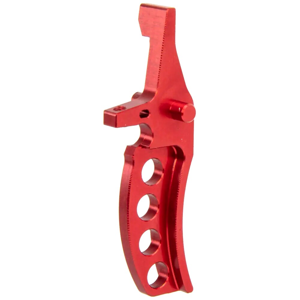 Aluminiowy spust Jefftron Curved Trigger - Red