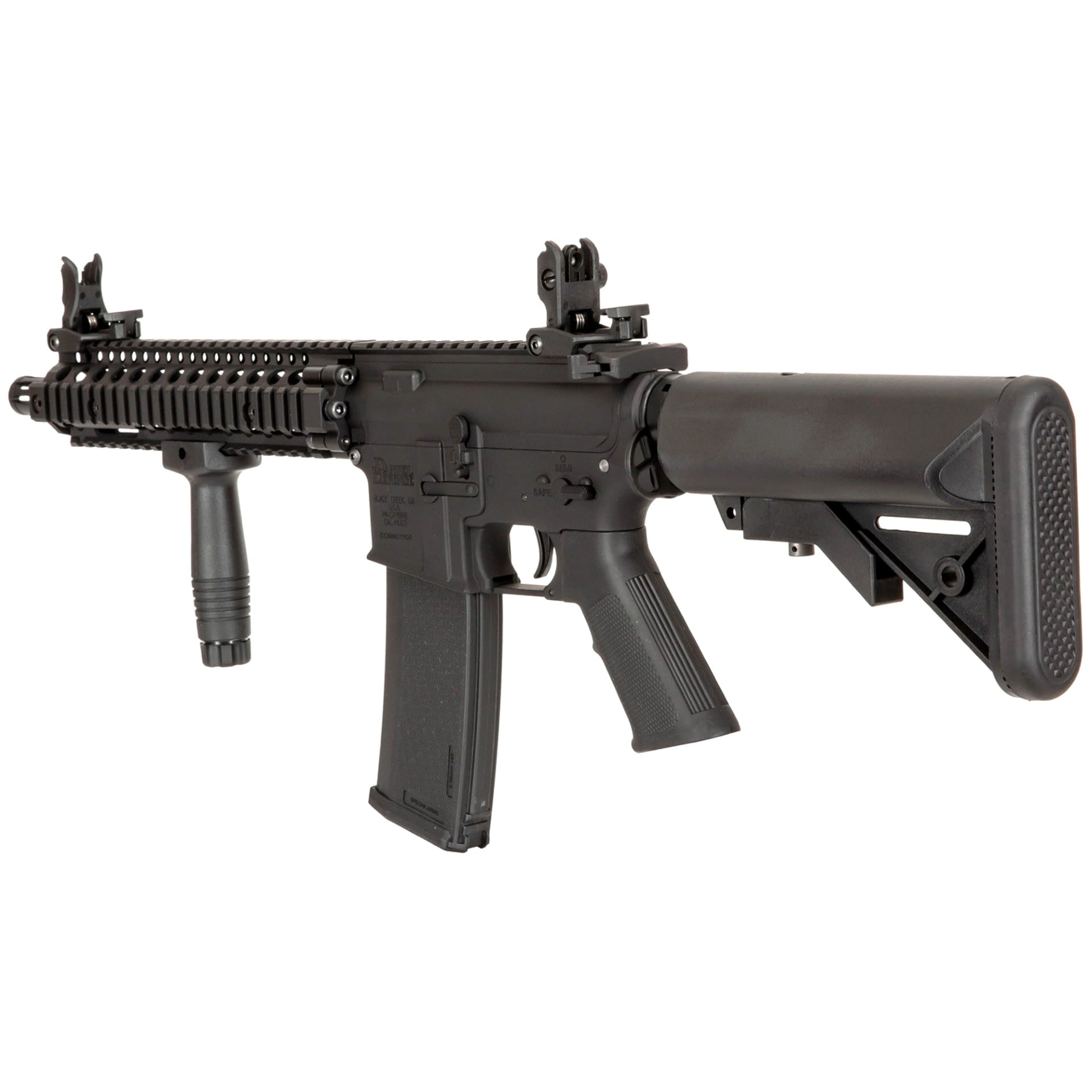 Karabinek szturmowy AEG Daniel Defense MK18 SA-E19 EDGE Kestrel ETU 1.14 J - Black