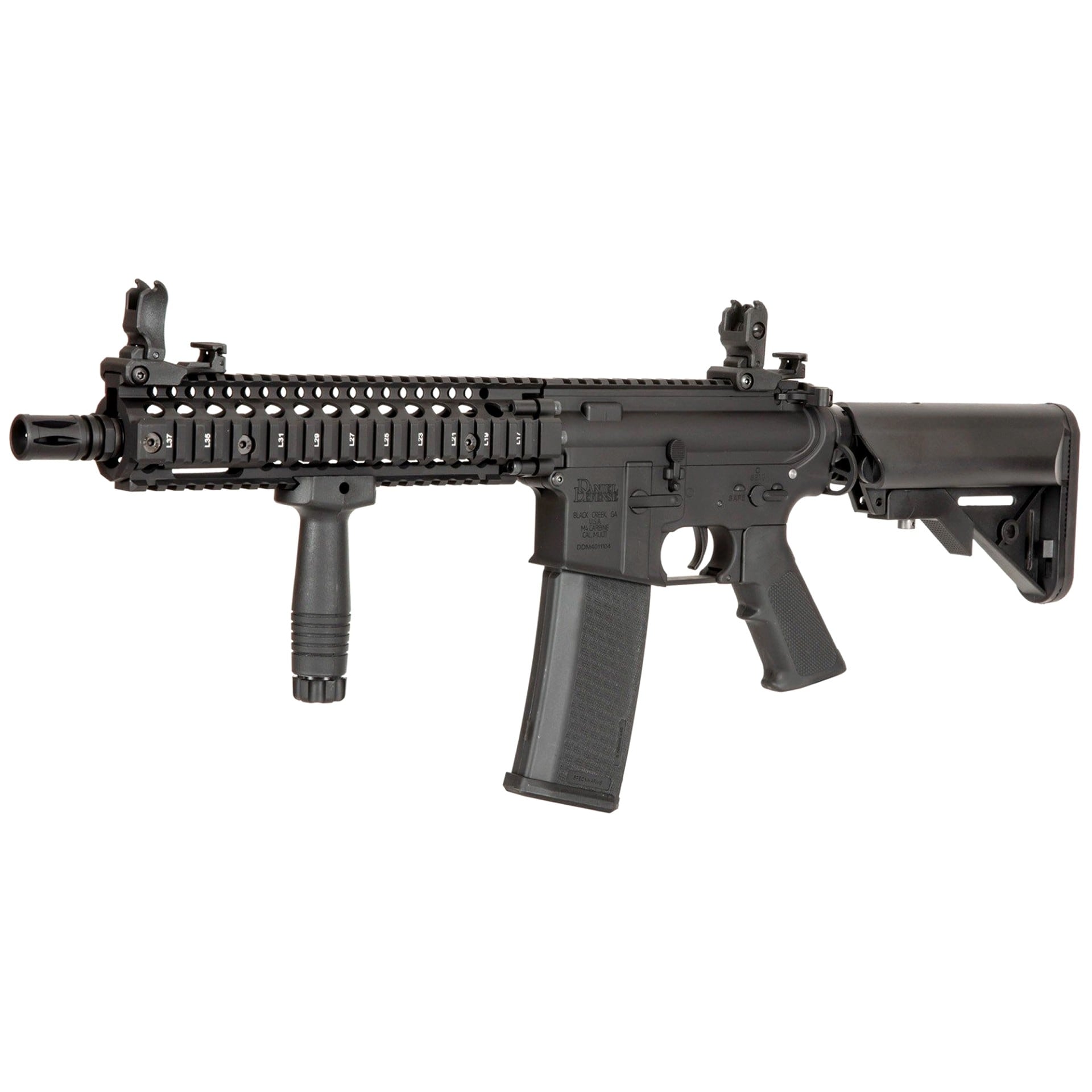 Karabinek szturmowy AEG Daniel Defense MK18 SA-E19 EDGE Kestrel ETU 1.14 J - Black