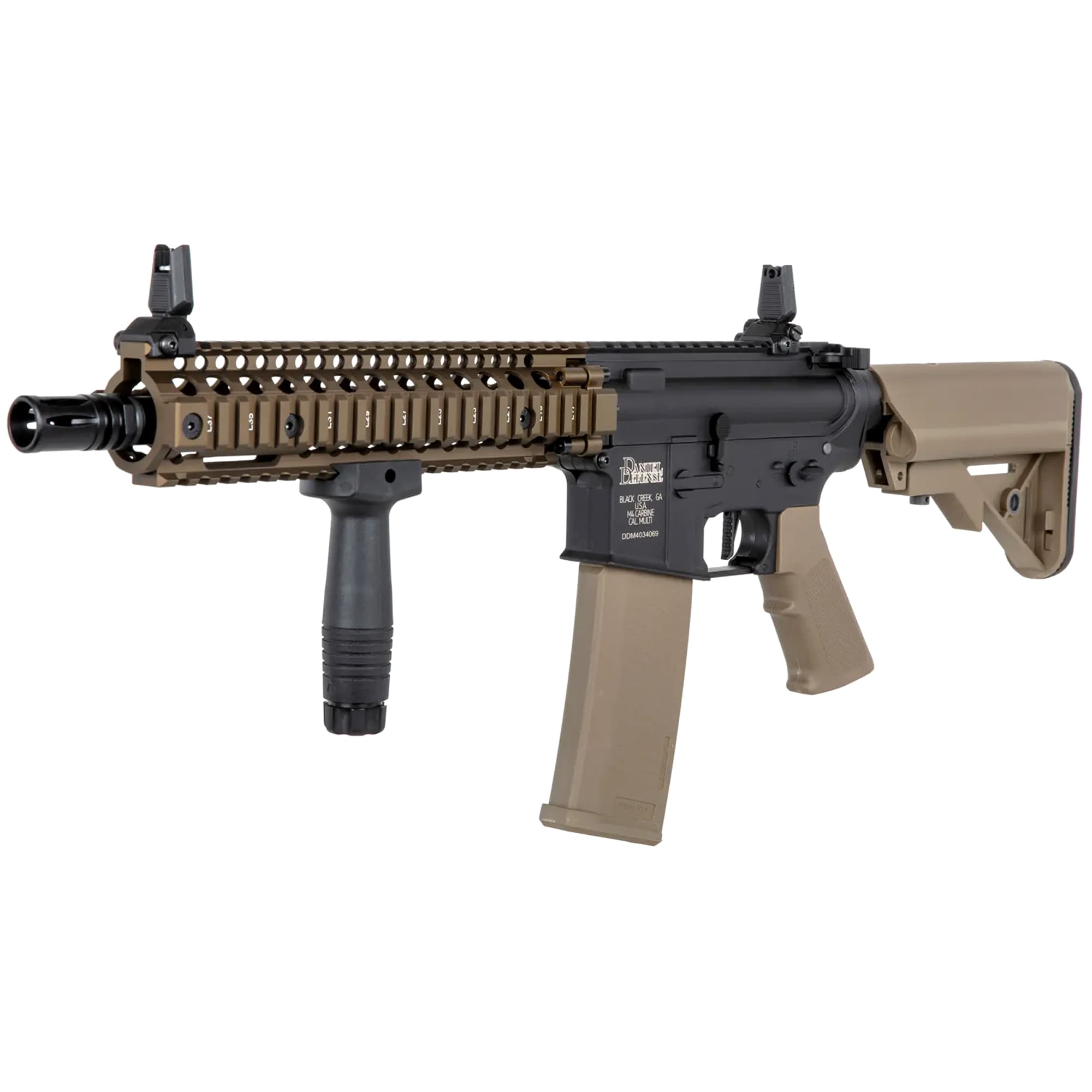 Karabinek szturmowy AEG Specna Arms SA-C19 CORE Daniel Defense HAL ETU - Chaos Bronze