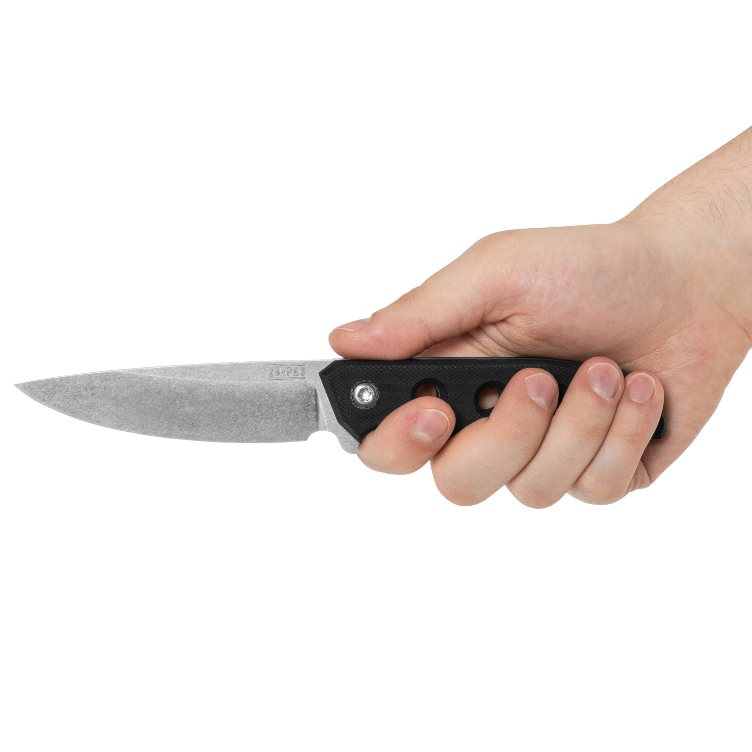 Nóż Za-Pas Ambro2 D2 G10 Stonewashed - Black