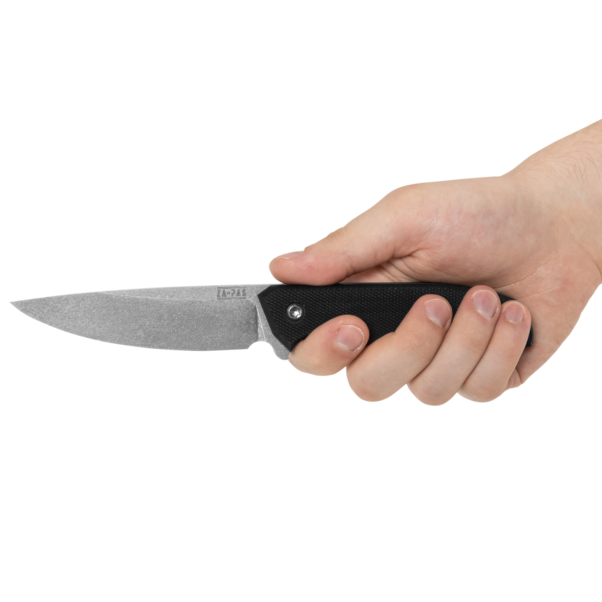 Ніж Za-Pas Ambro G10 Stonewashed - Black