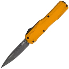 Nóż sprężynowy Kershaw Livewire Blackwash - Orange