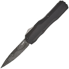 Nóż sprężynowy Kershaw Livewire Damascus - Black
