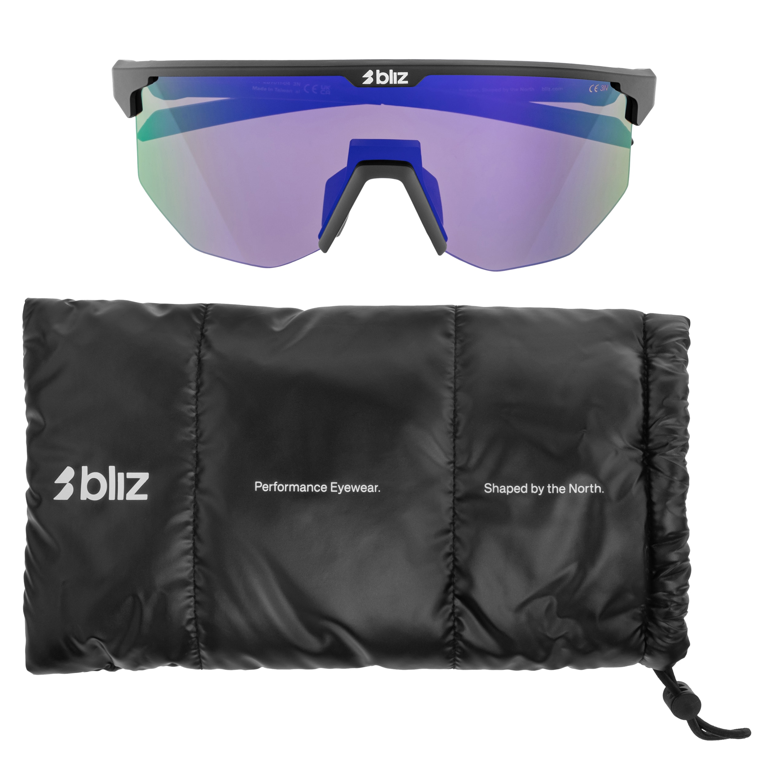 Okulary przeciwsłoneczne Bliz Hero Small - Matt Black/Brown Purple