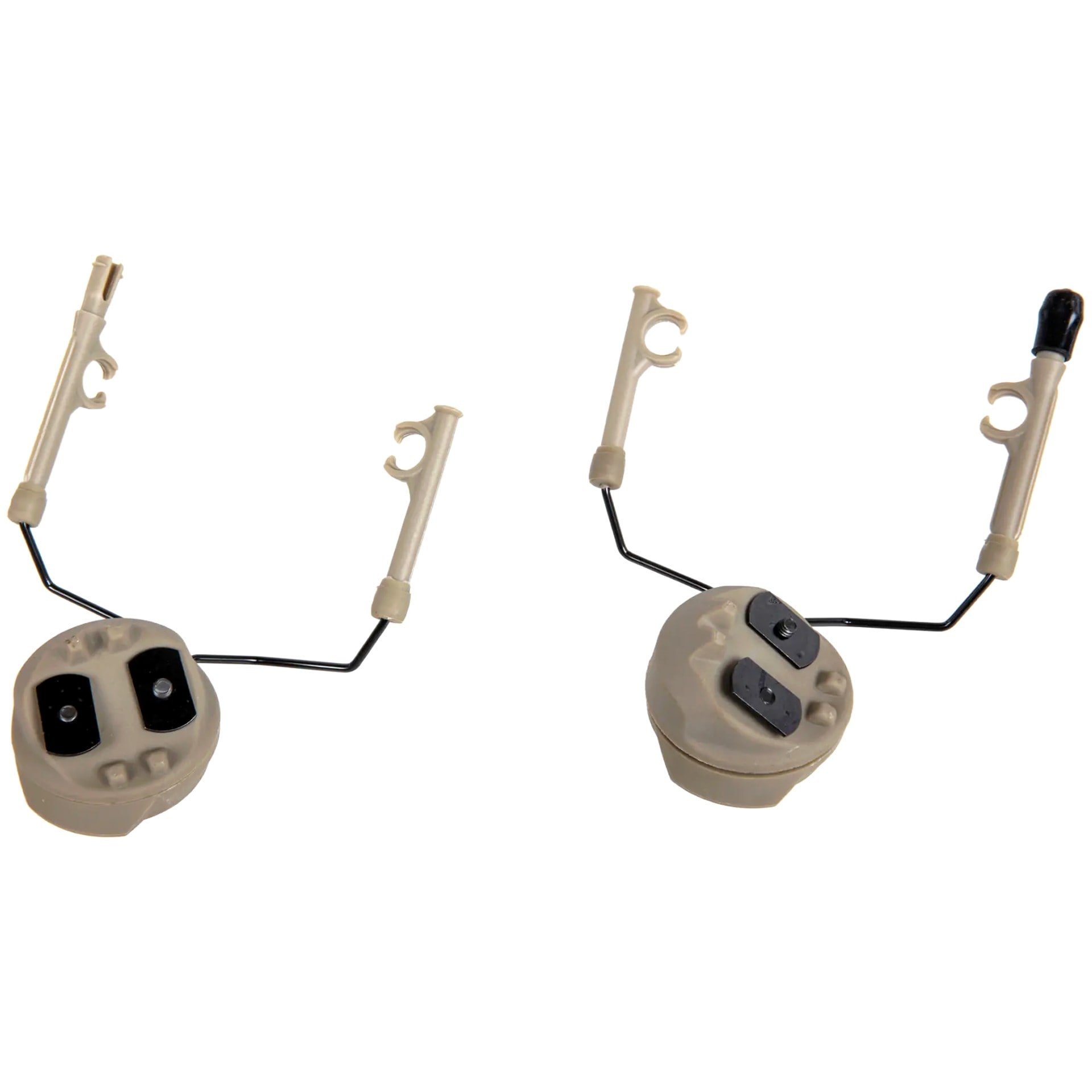 Adapter słuchawek TacSky typu ComTac na szyny MTEK - Flat Dark Earth