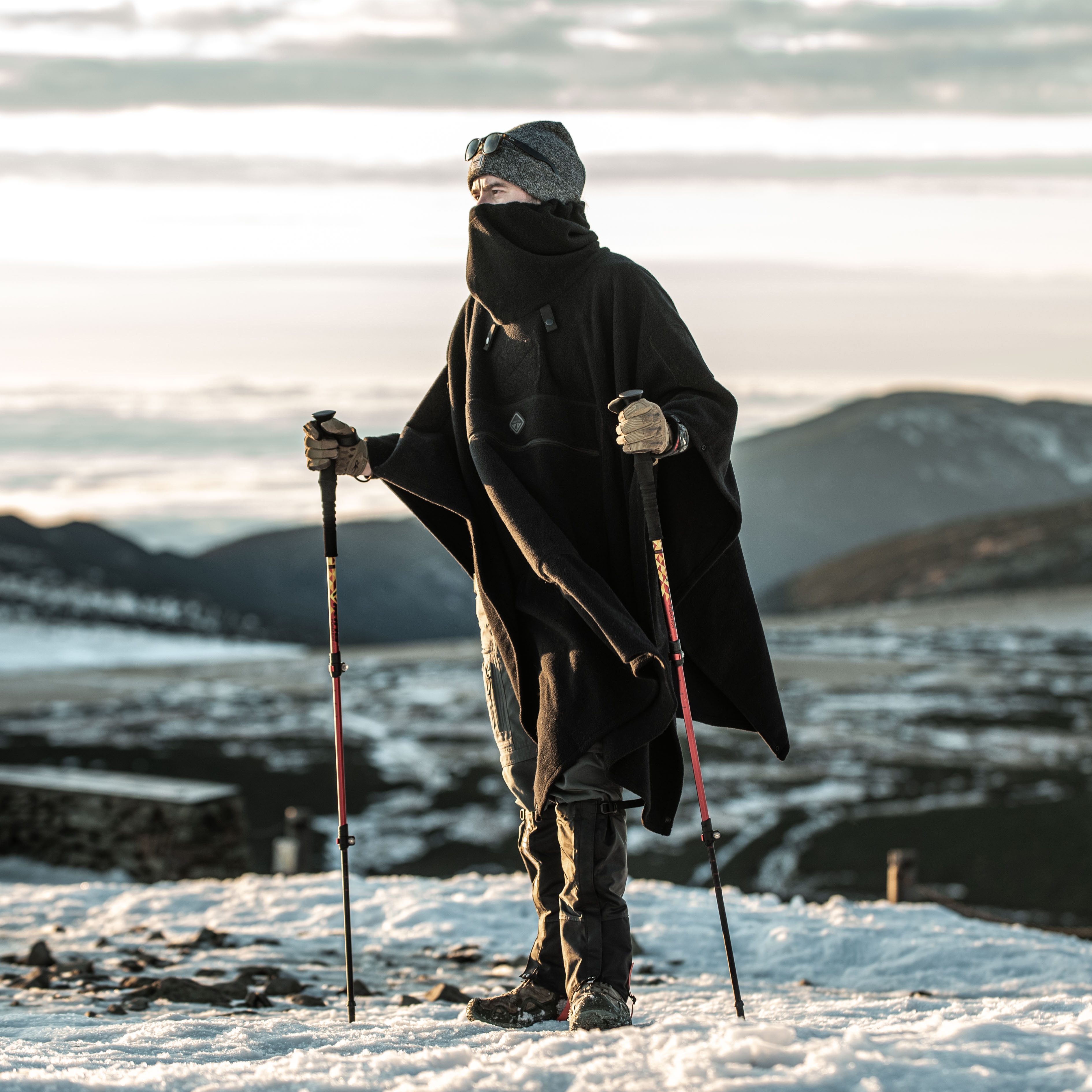 Podpinka do poncza Hazard 4 Fleece - Black