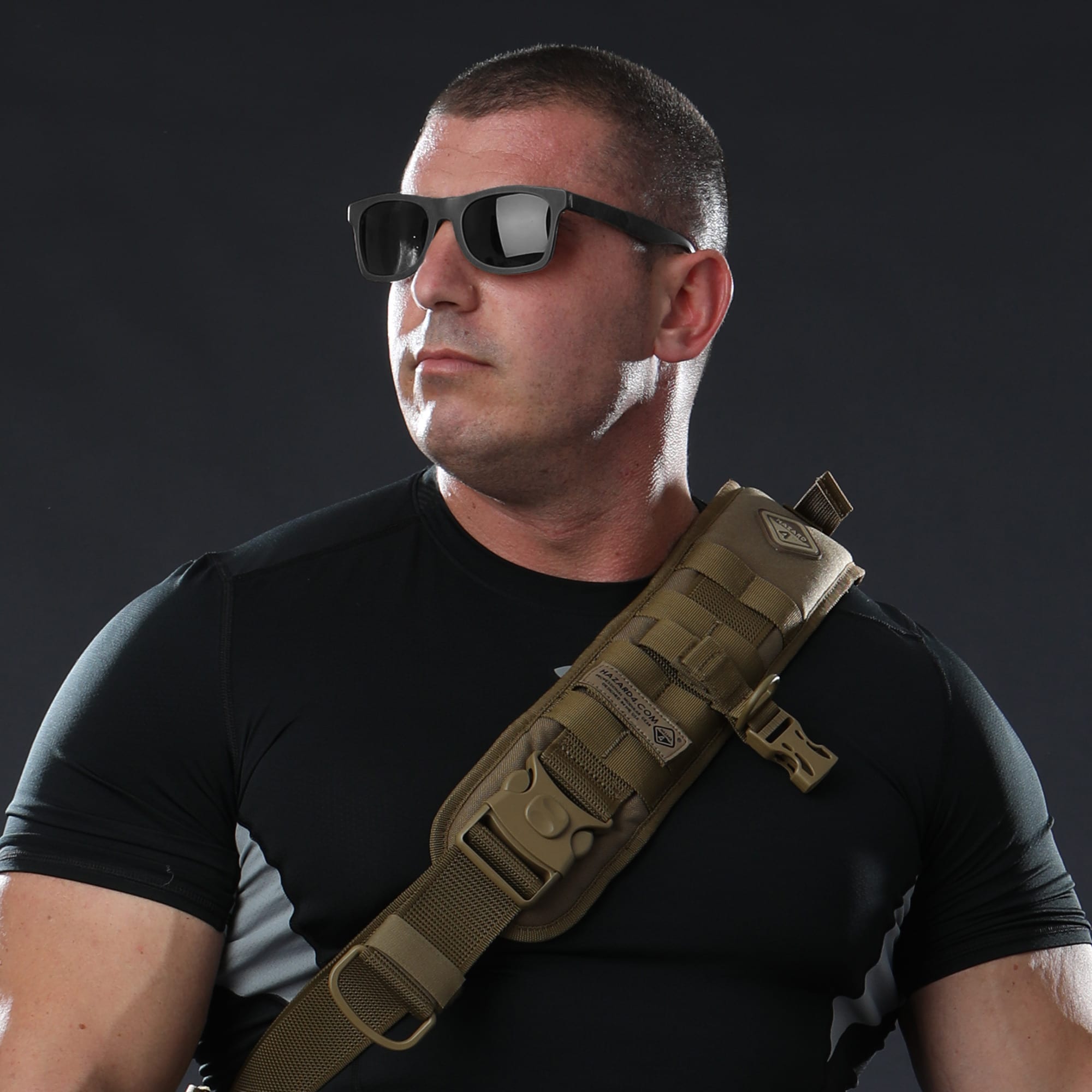 Okulary przeciwsłoneczne Hazard 4 Flechett Horn-Rimmed Regular - Black