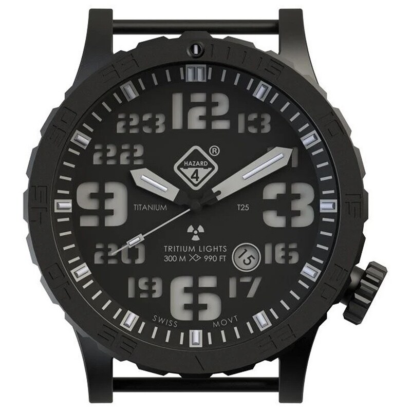 Годинник Hazard 4 Heavy Water Diver Nightwatch Bracelet - Black