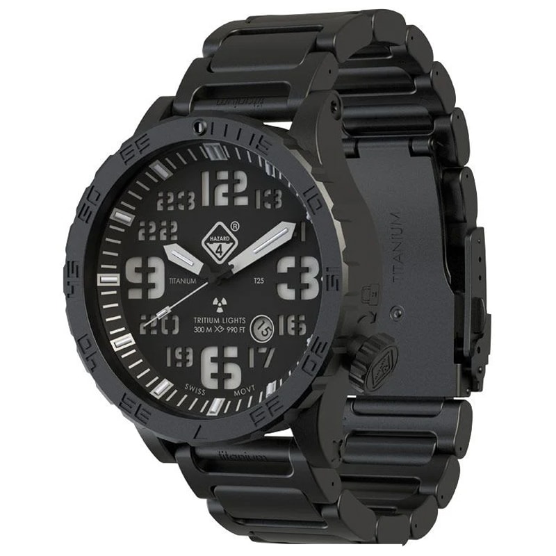 Zegarek Hazard 4 Heavy Water Diver Nightwatch Bracelet - Black