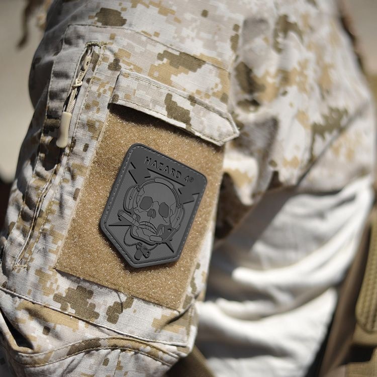 Naszywka Operator Skull Patch 3D - Black