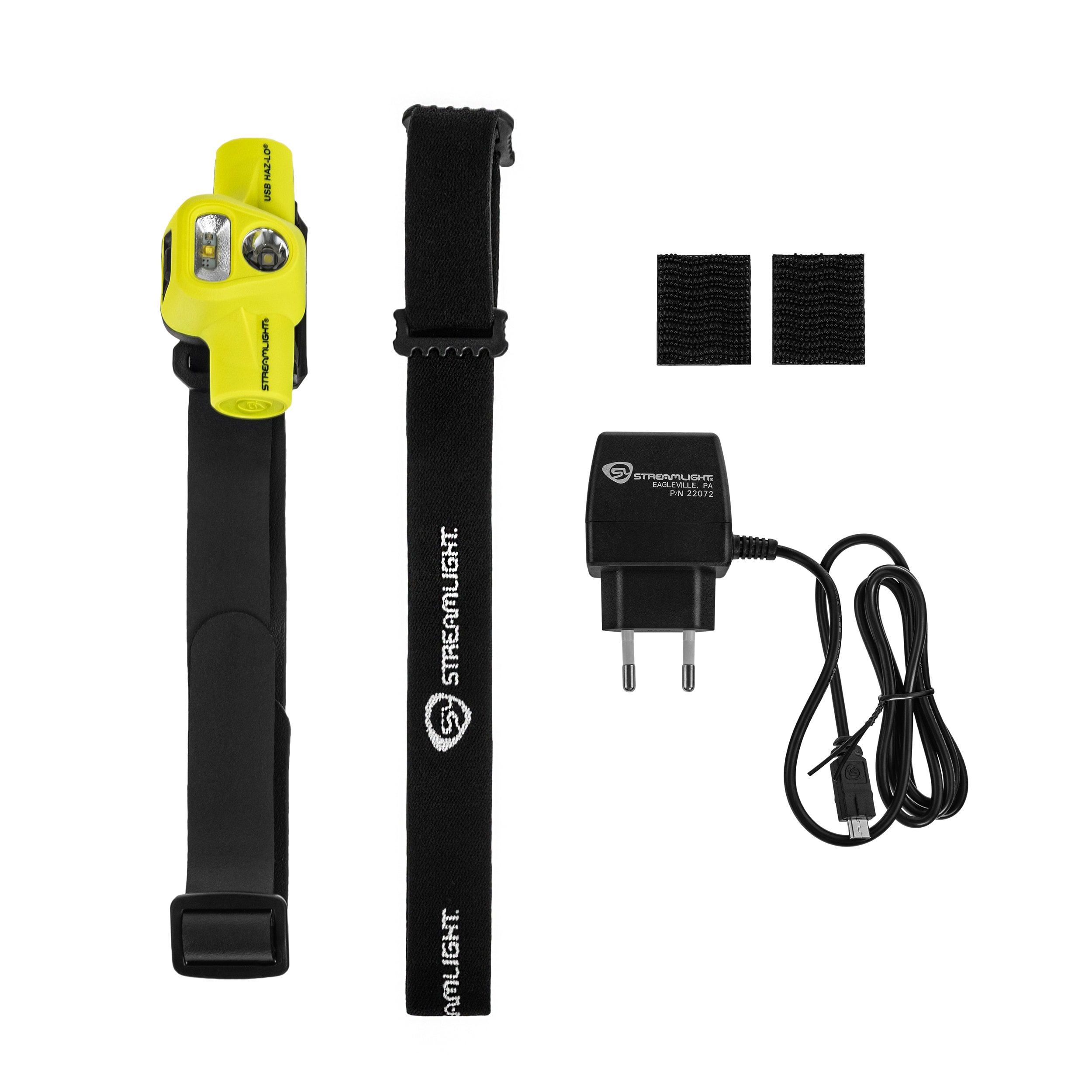 Latarka czołowa Streamlight USB HAZ-LO Yellow - 250 lumenów
