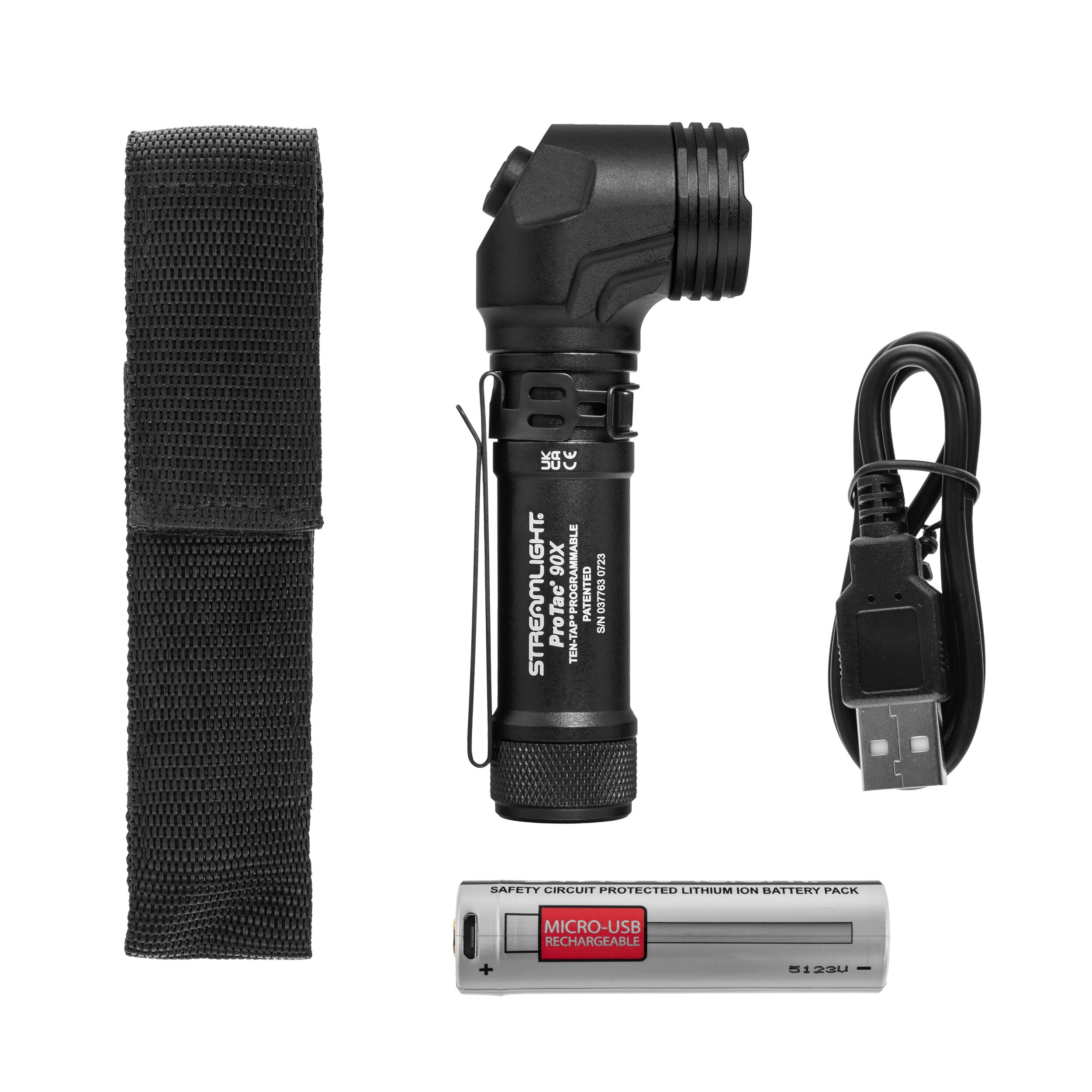 Latarka kątowa Streamlight ProTac 90X USB Black - 1000 lumenów