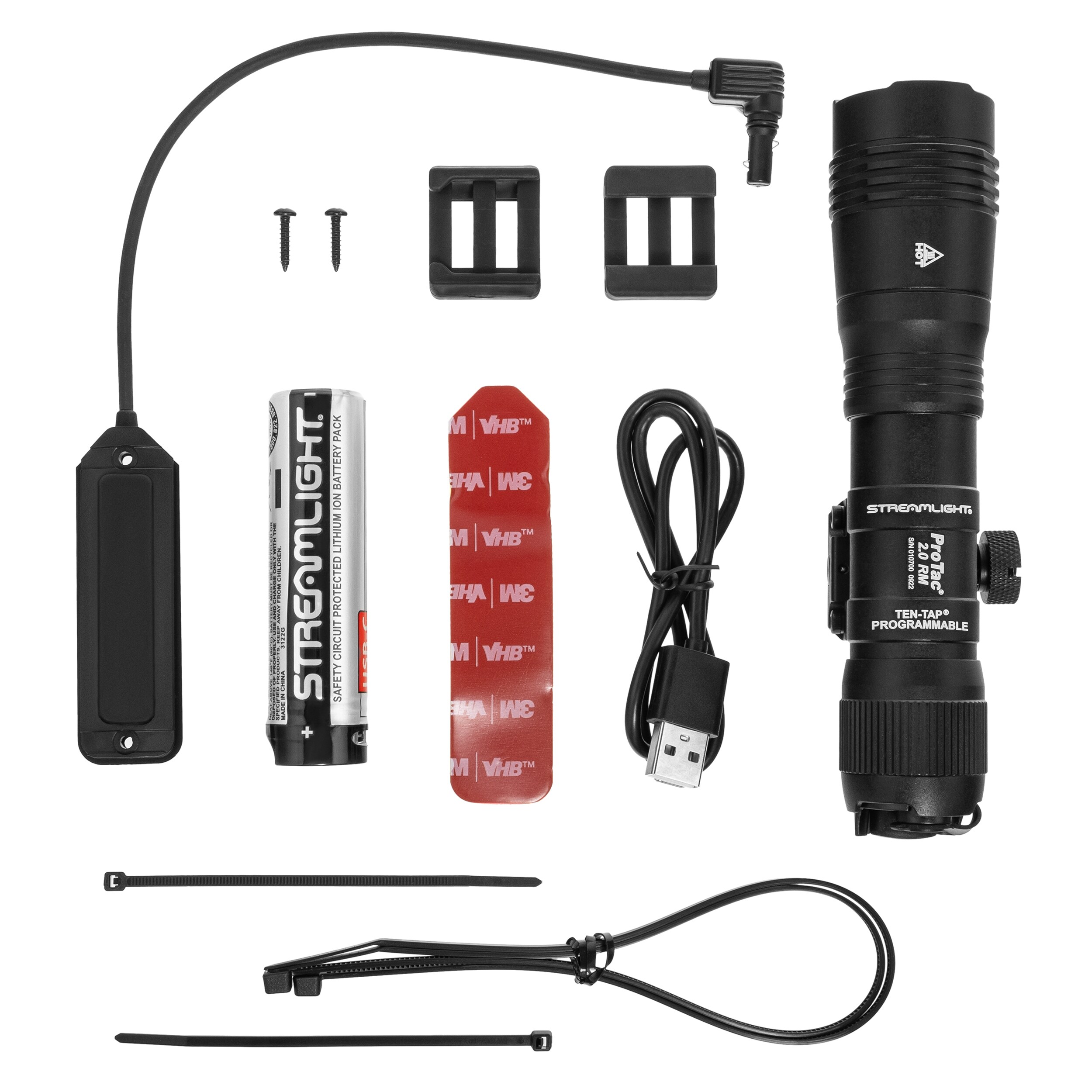 Latarka na broń Streamlight ProTac 2.0 Rail Mount z włącznikiem żelowym - 2000 lumenów