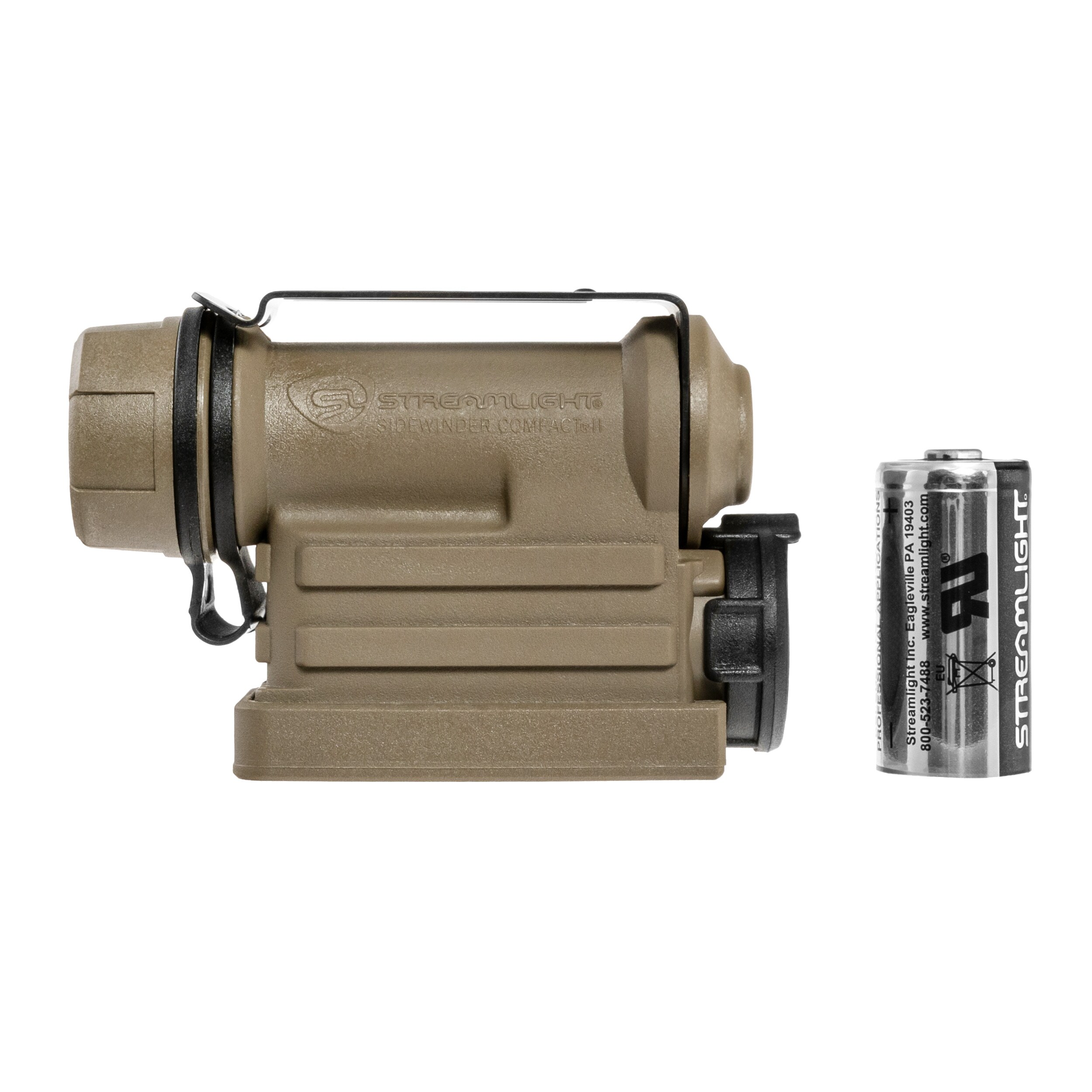 Latarka na hełm Streamlight Sidewinder Compact II Coyote - 55 lumenów