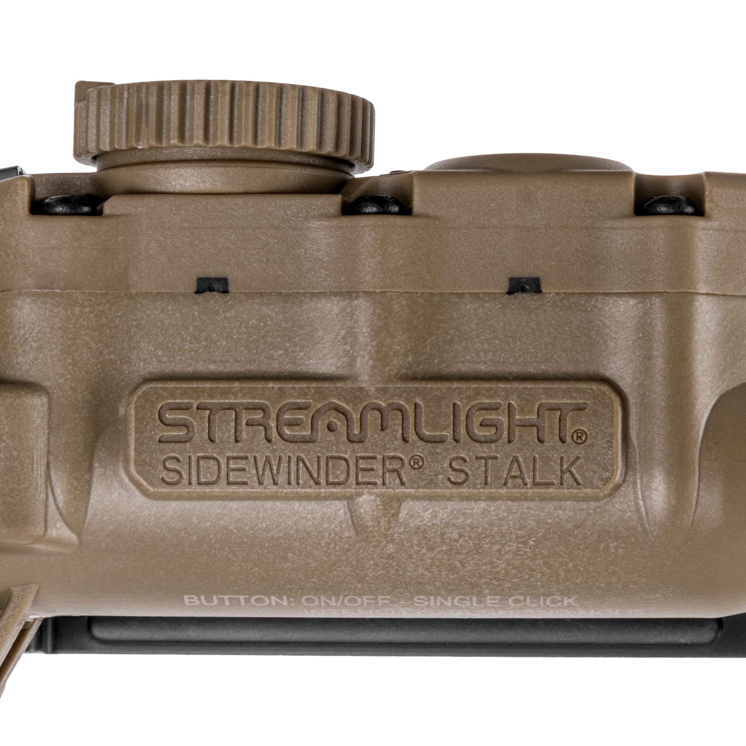 Latarka na hełm Streamlight Sidewinder Stalk Helmet Clips Arc Rail Mount Coyote - 76 lumenów