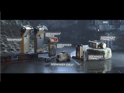 Latarka na hełm Streamlight Sidewinder Stalk Helmet Clips Arc Rail Mount Coyote - 76 lumenów