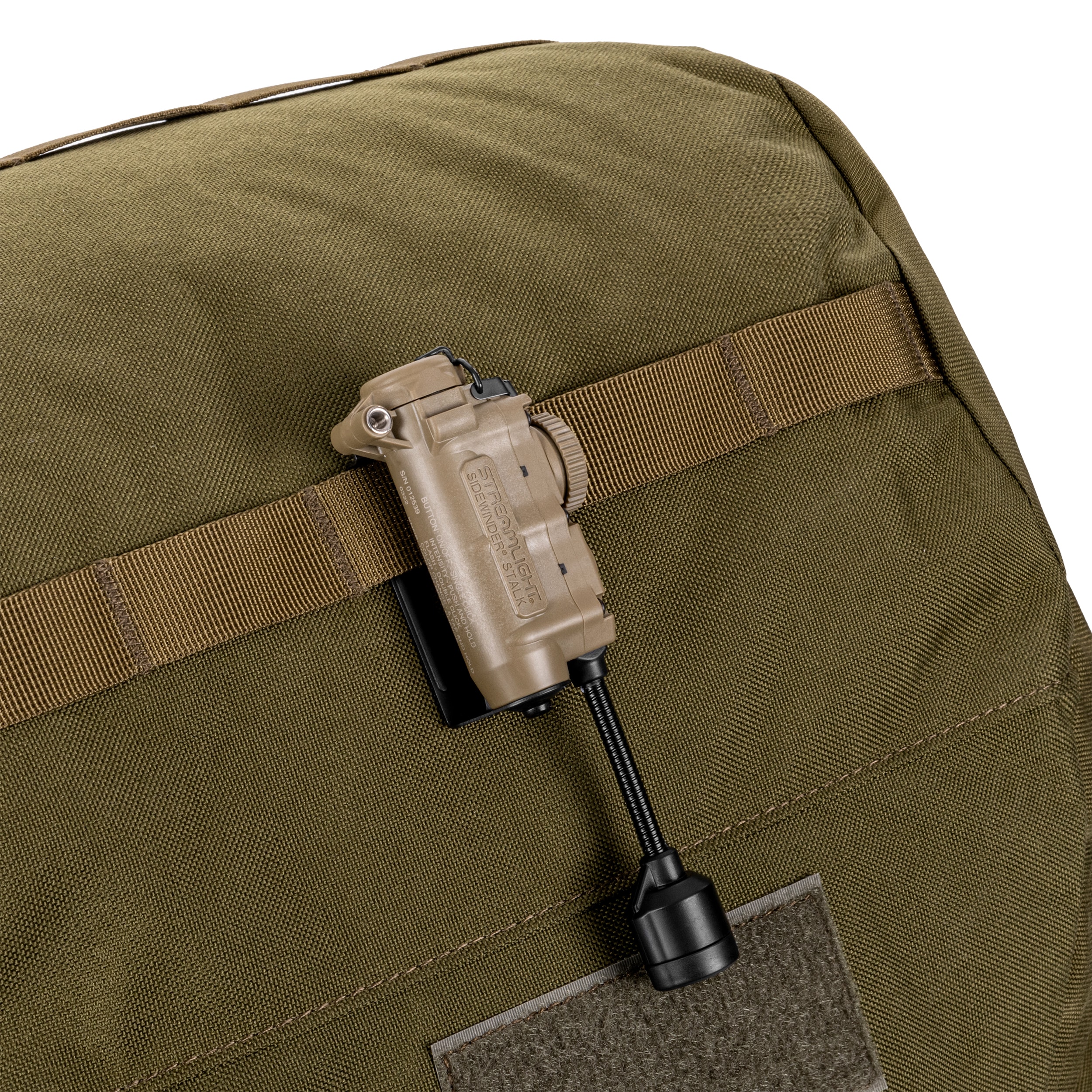 Latarka na hełm Streamlight Sidewinder Stalk Helmet Clips E-Mount Coyote - 76 lumenów