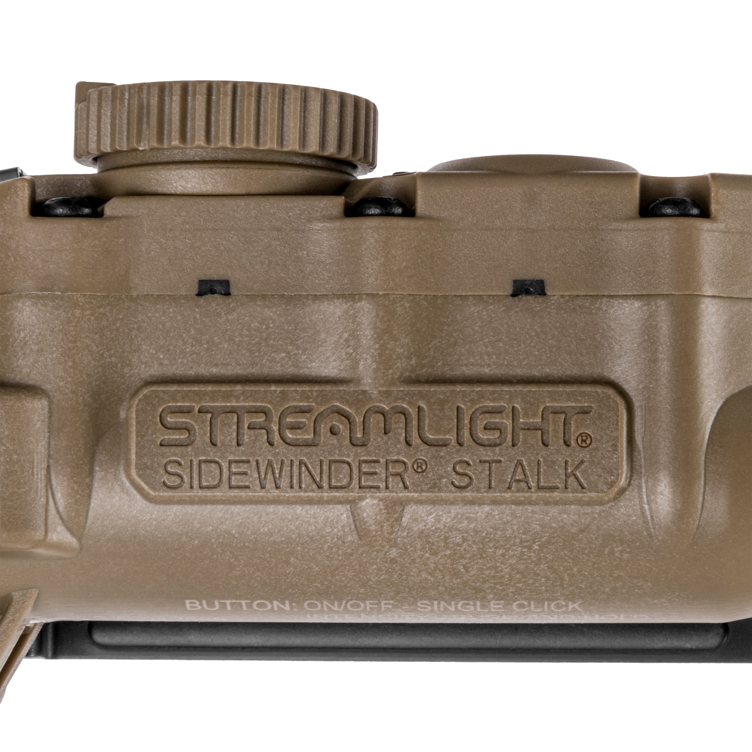 Latarka na hełm Streamlight Sidewinder Stalk Helmet Clips E-Mount Coyote - 76 lumenów