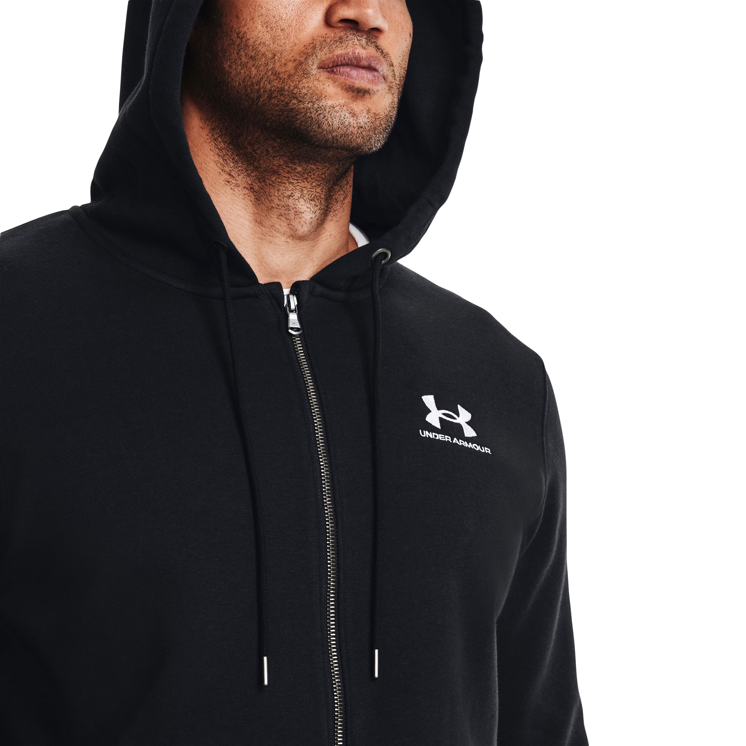Bluza Under Armour Icon Fleece Full-Zip Hoodie - Black