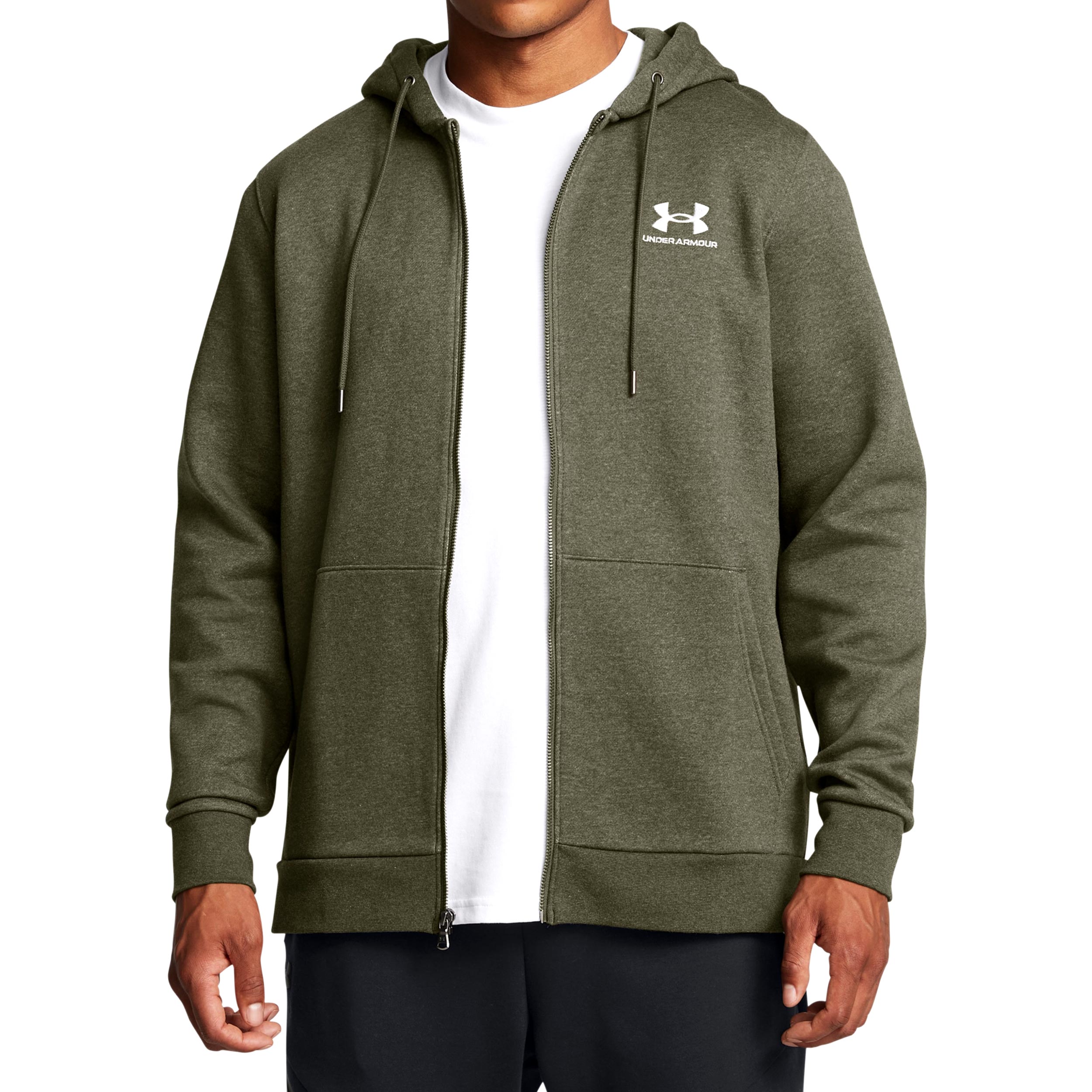 Bluza Under Armour Icon Fleece Full-Zip Hoodie - OD Green
