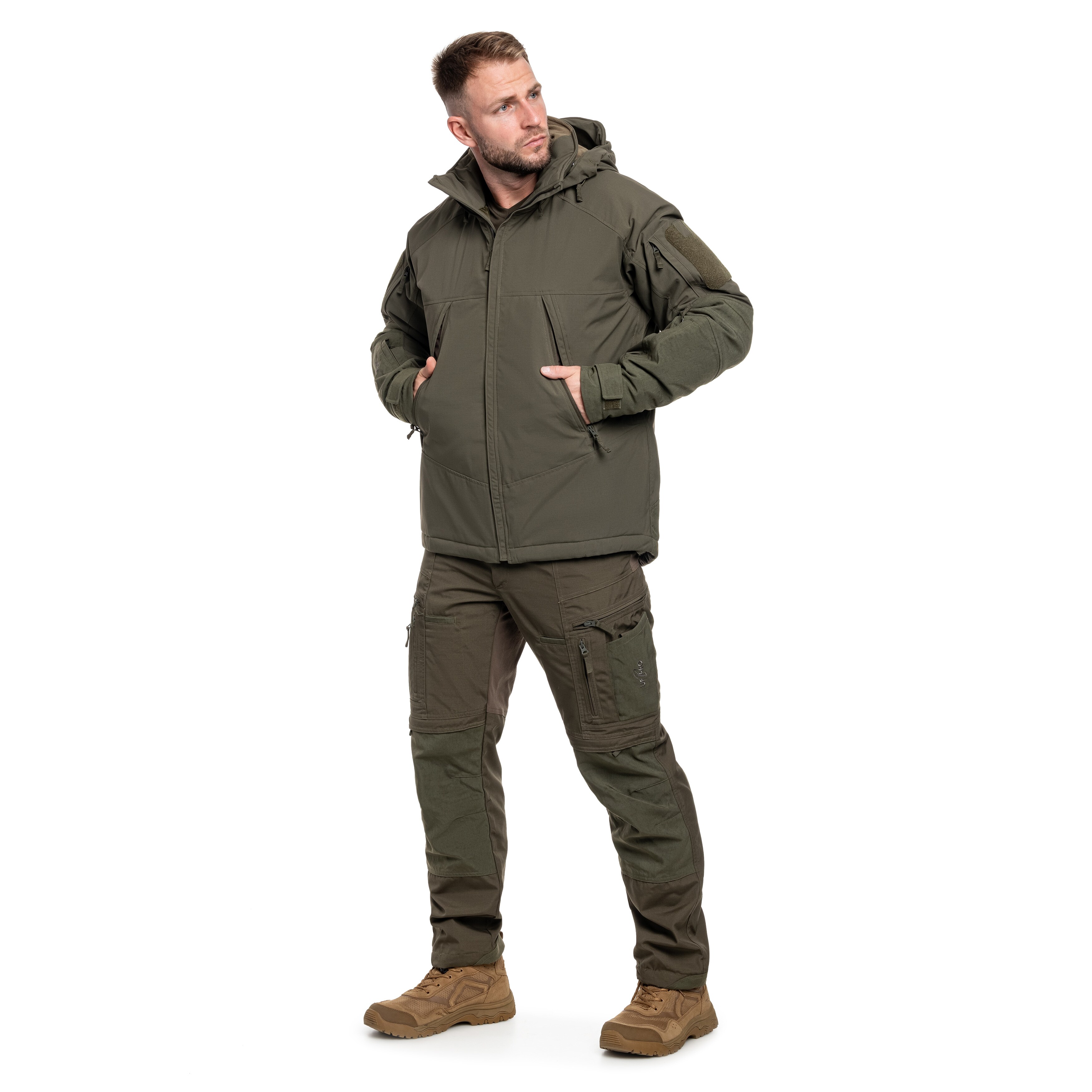 Kurtka UF PRO Delta OL 4.0 Tactical Winter Jacket - Brown Grey
