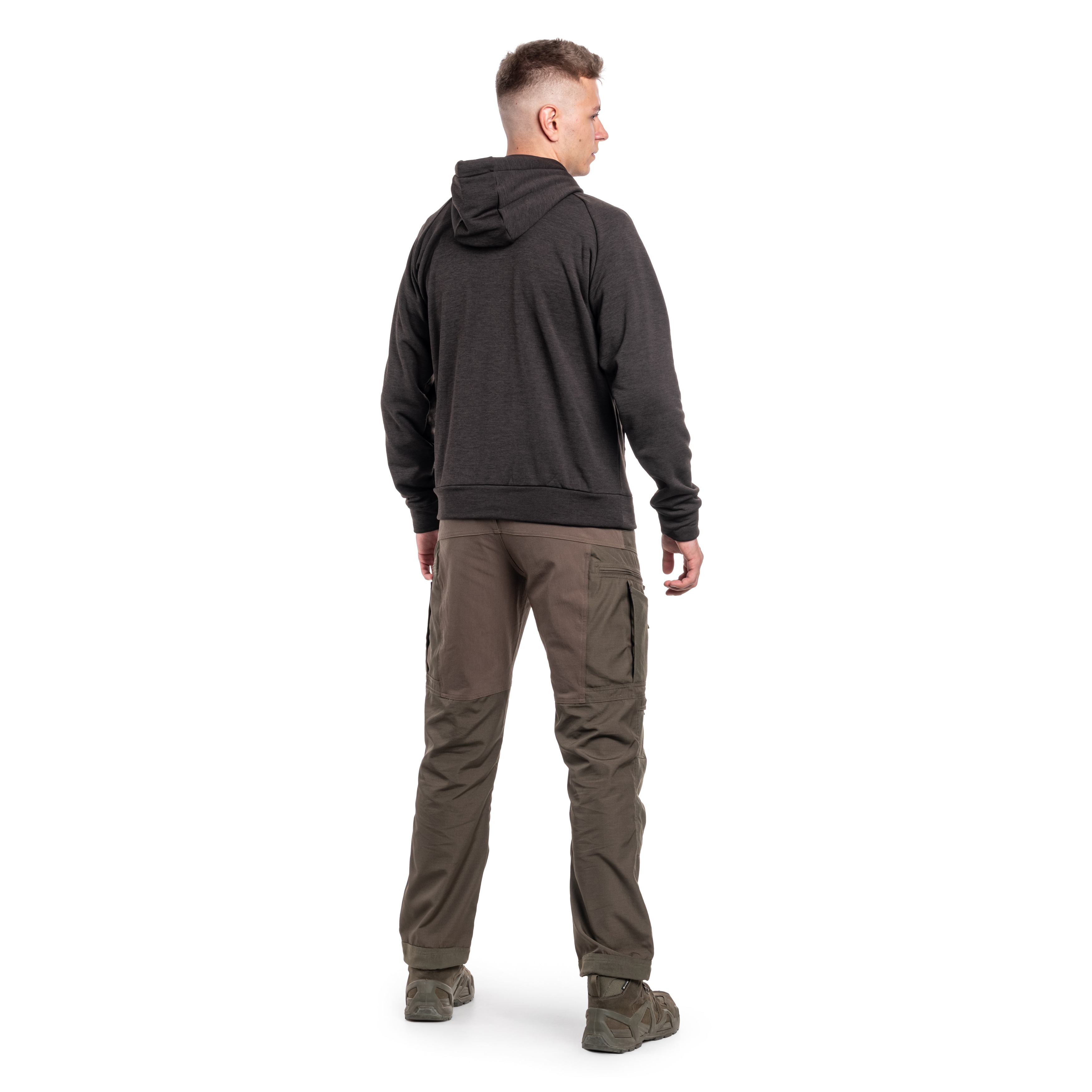 Bluza UF PRO Hawk Raider Functional Hoodie - Dark Brown