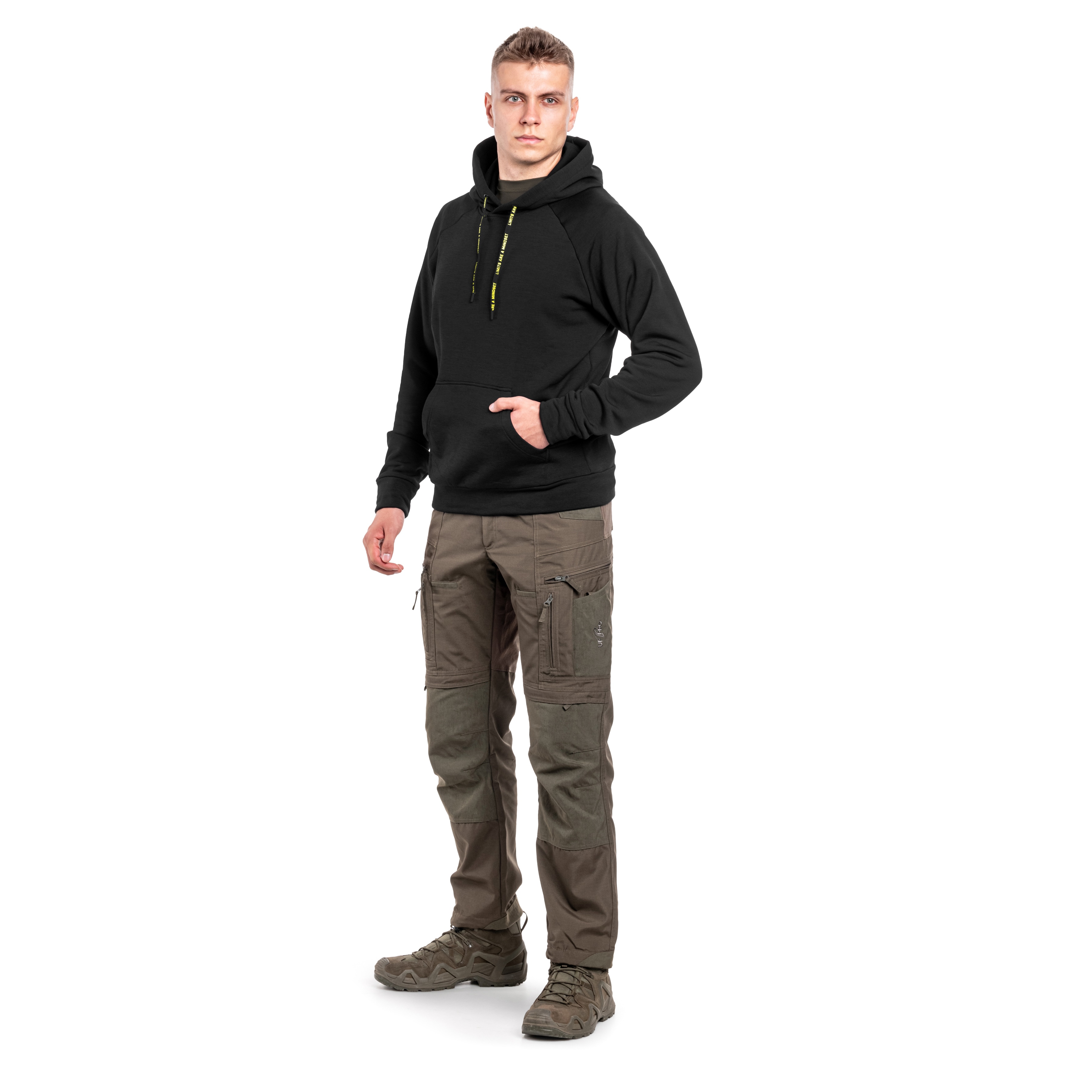Bluza UF PRO Hawk Raider Functional Hoodie - Black