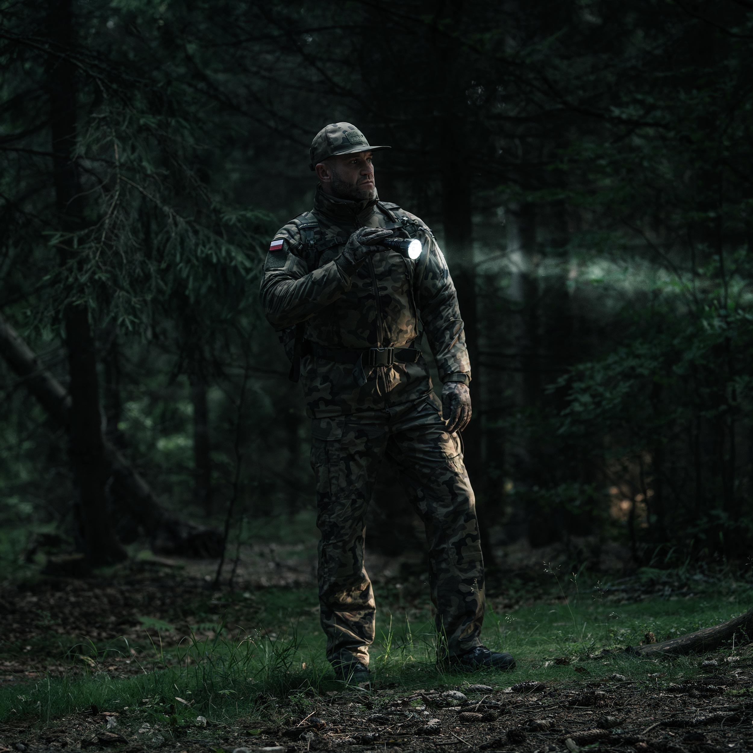 Rękawice taktyczne Mechanix Wear Original - wz.93 Pantera PL Woodland