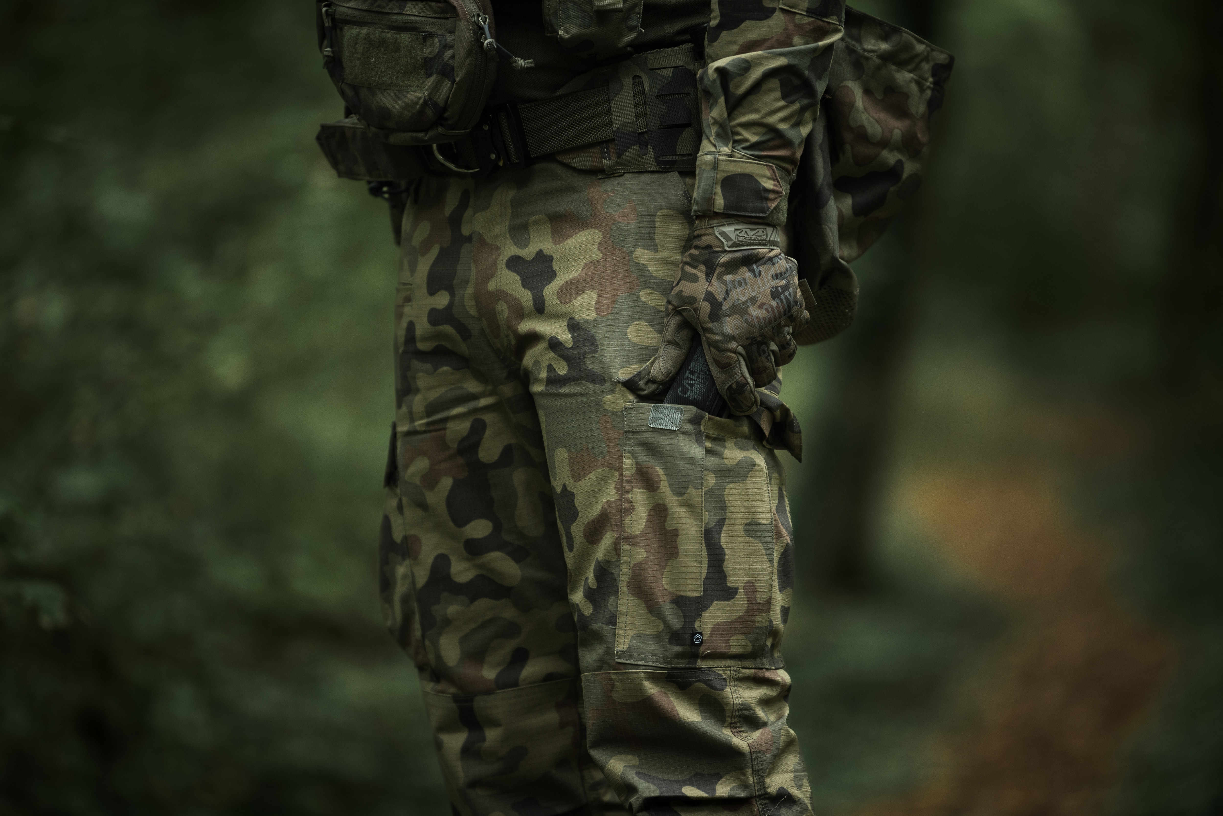 Rękawice taktyczne Mechanix Wear Original - wz.93 Pantera PL Woodland