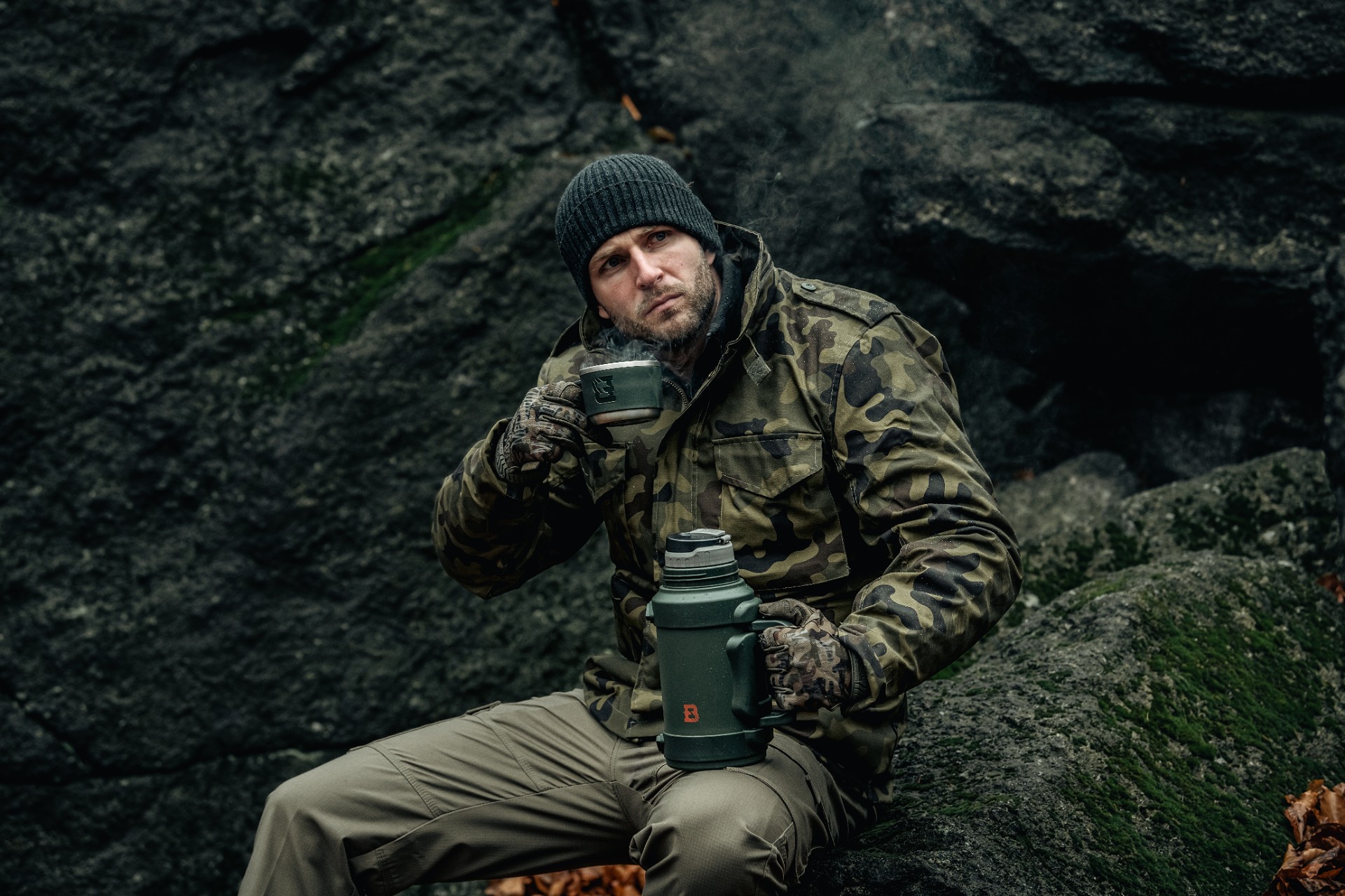 Rękawice taktyczne Mechanix Wear Original - wz.93 Pantera PL Woodland