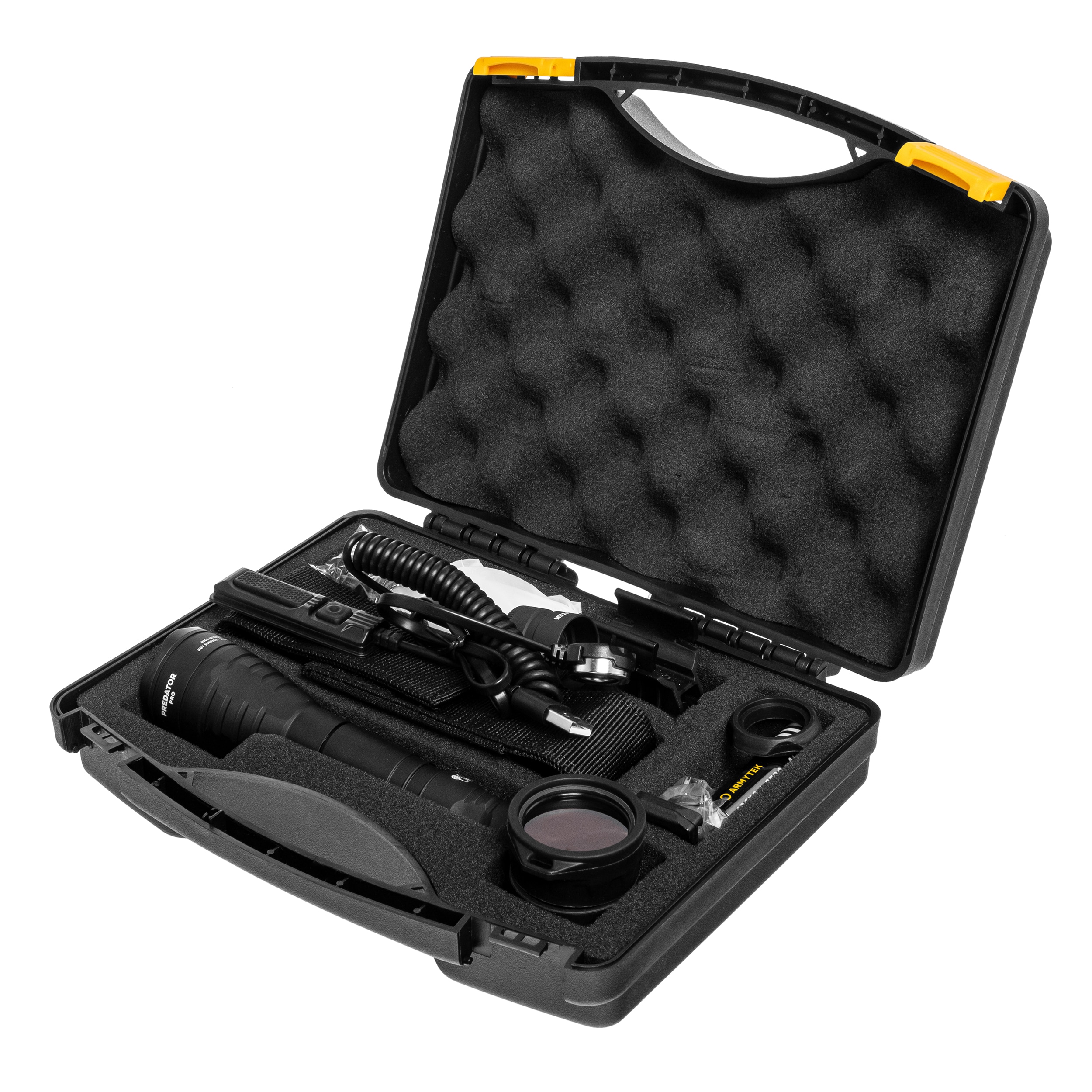 Latarka taktyczna Armytek Predator PRO Magnet Extended Set Warm - 1400 lumenów