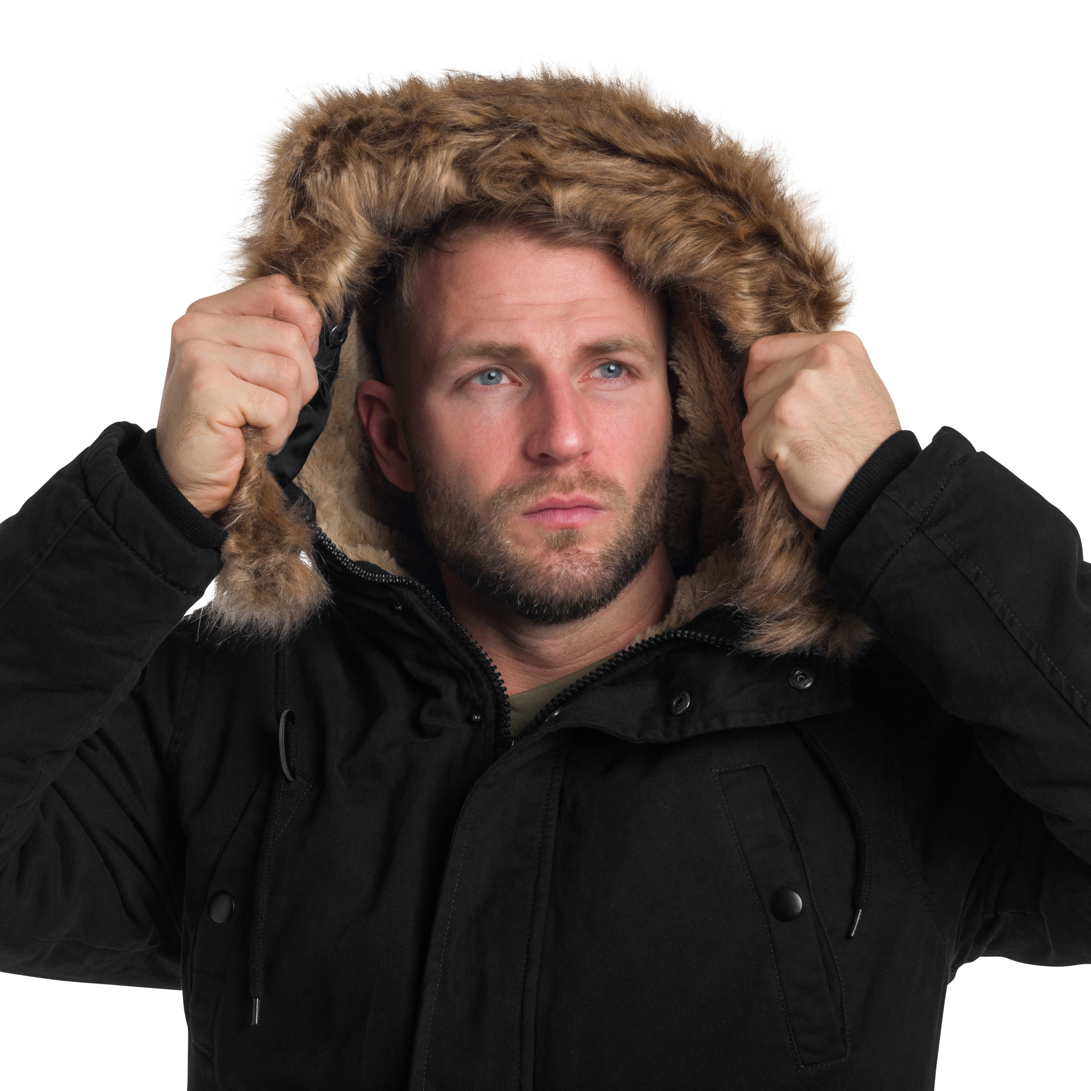 Kurtka Military Wear Fish Tail Parka - Black