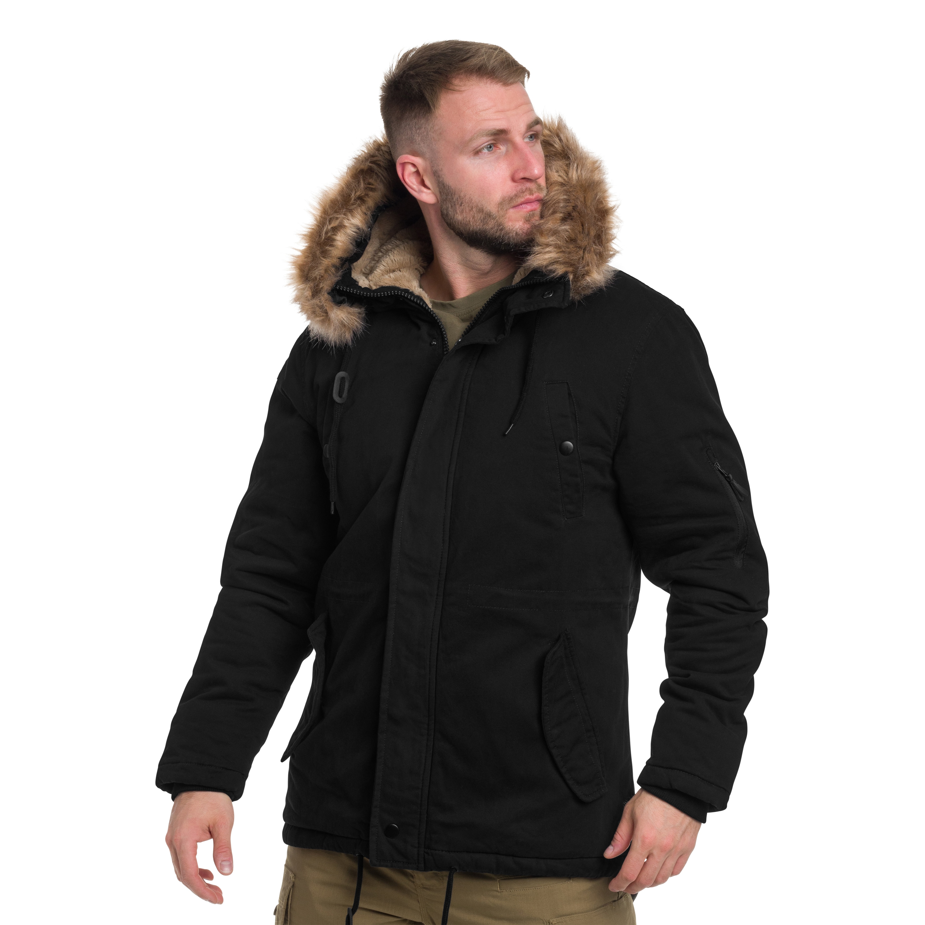 Kurtka Military Wear Fish Tail Parka - Black