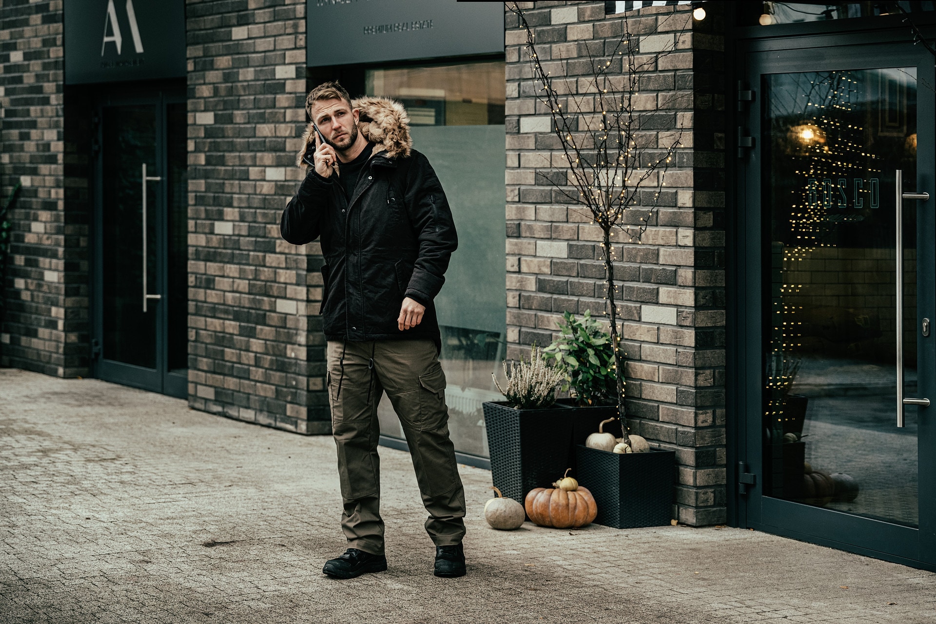 Kurtka Military Wear Fish Tail Parka - Black