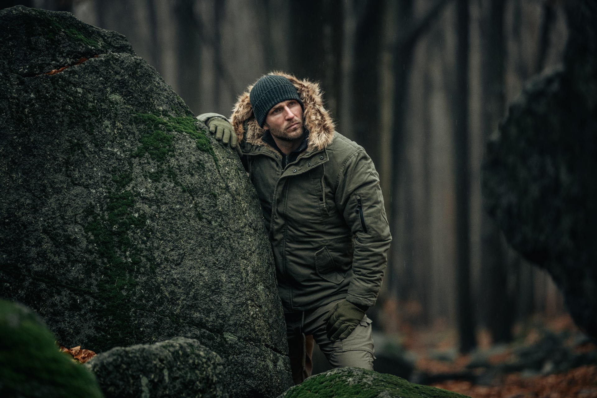 Kurtka Military Wear Fish Tail Parka - Olive