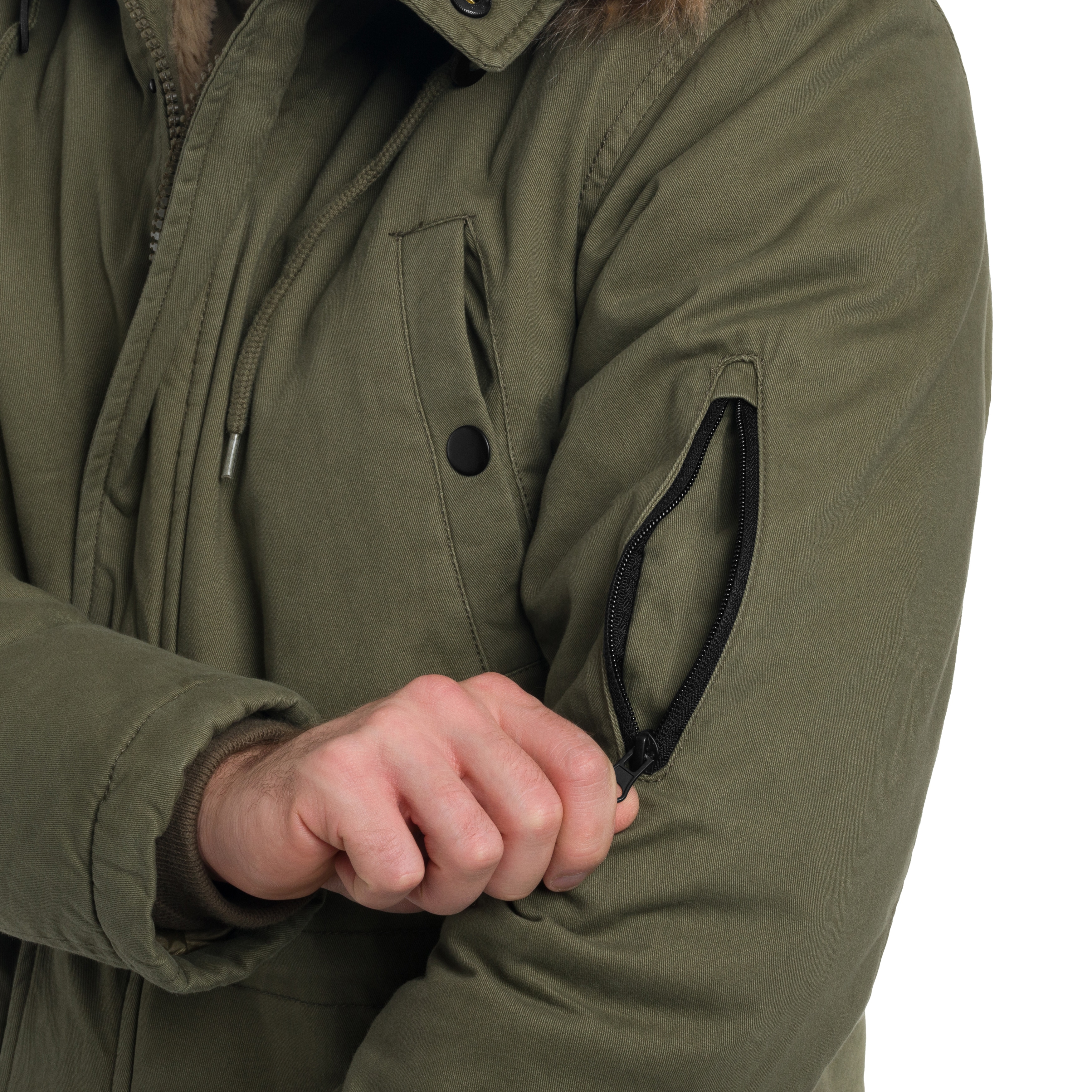 Kurtka Military Wear Fish Tail Parka - Olive