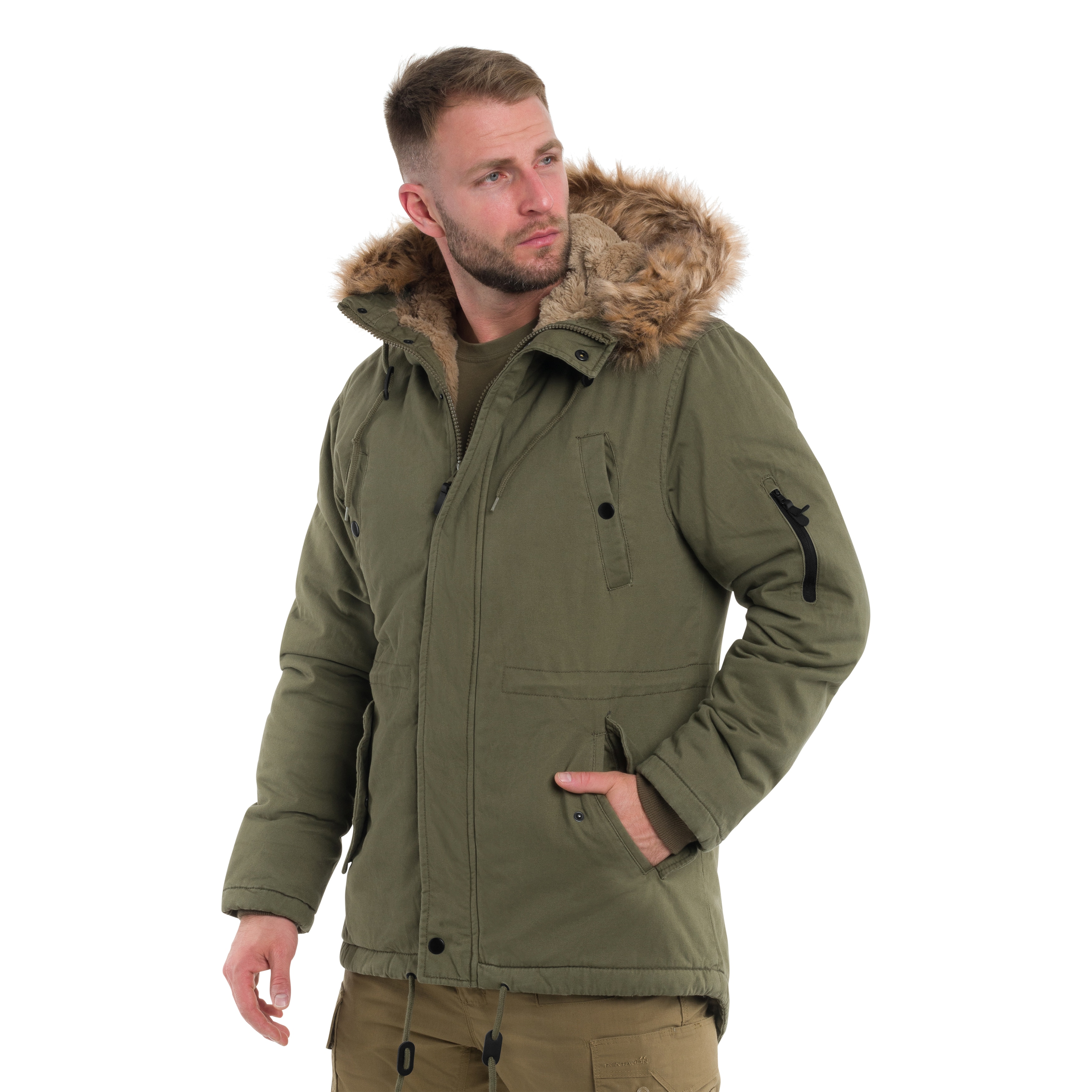 Kurtka Military Wear Fish Tail Parka - Olive