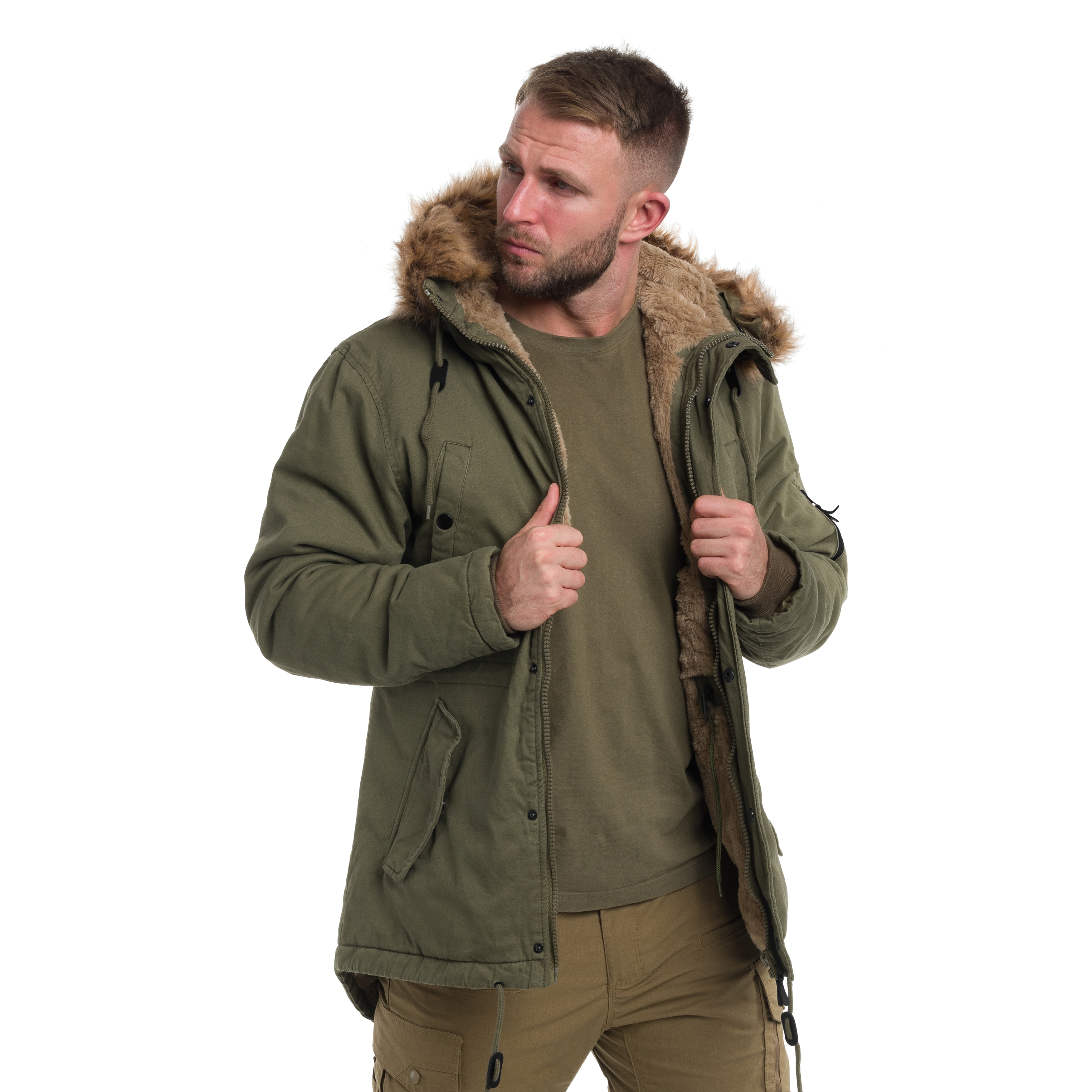 Kurtka Military Wear Fish Tail Parka - Olive