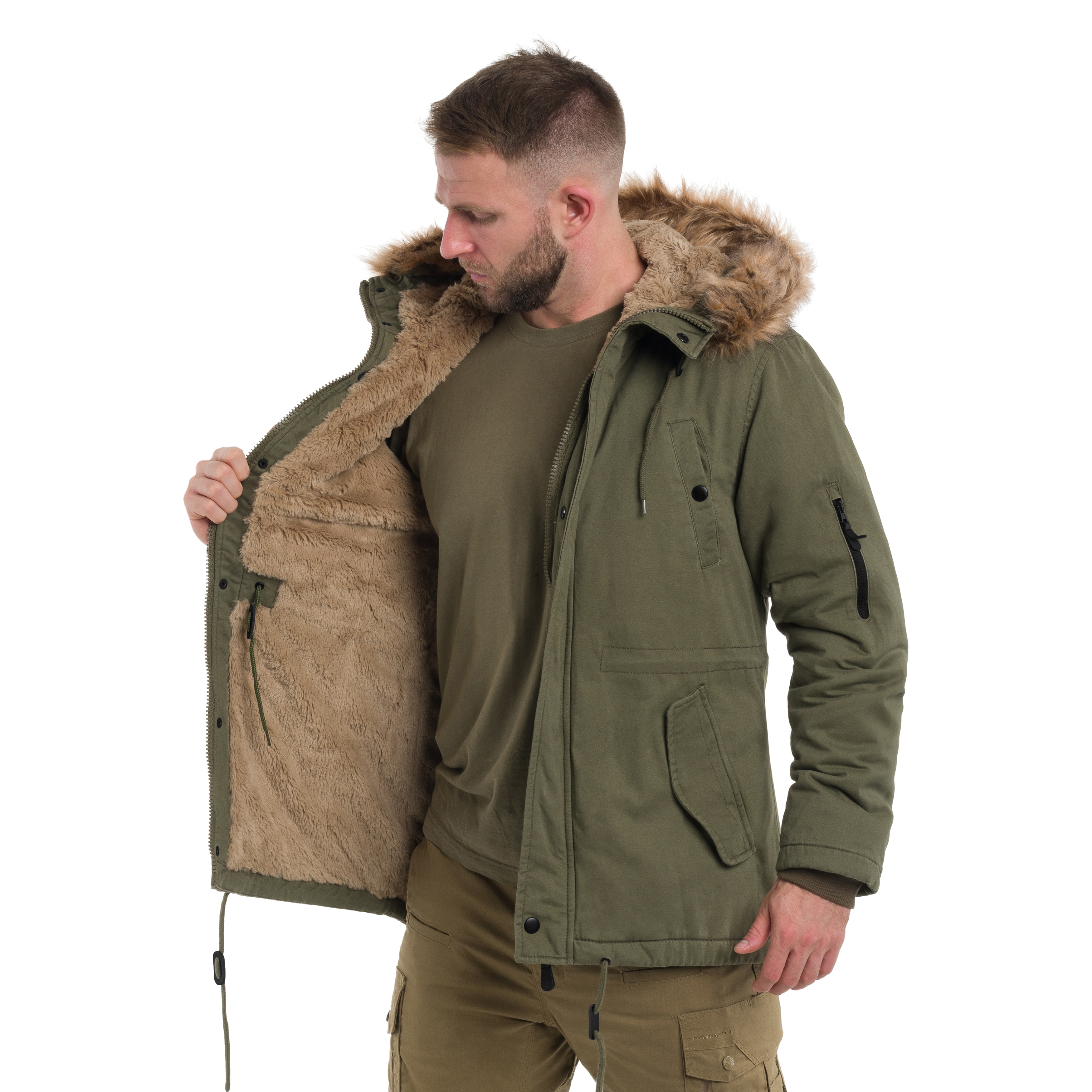 Kurtka Military Wear Fish Tail Parka - Olive