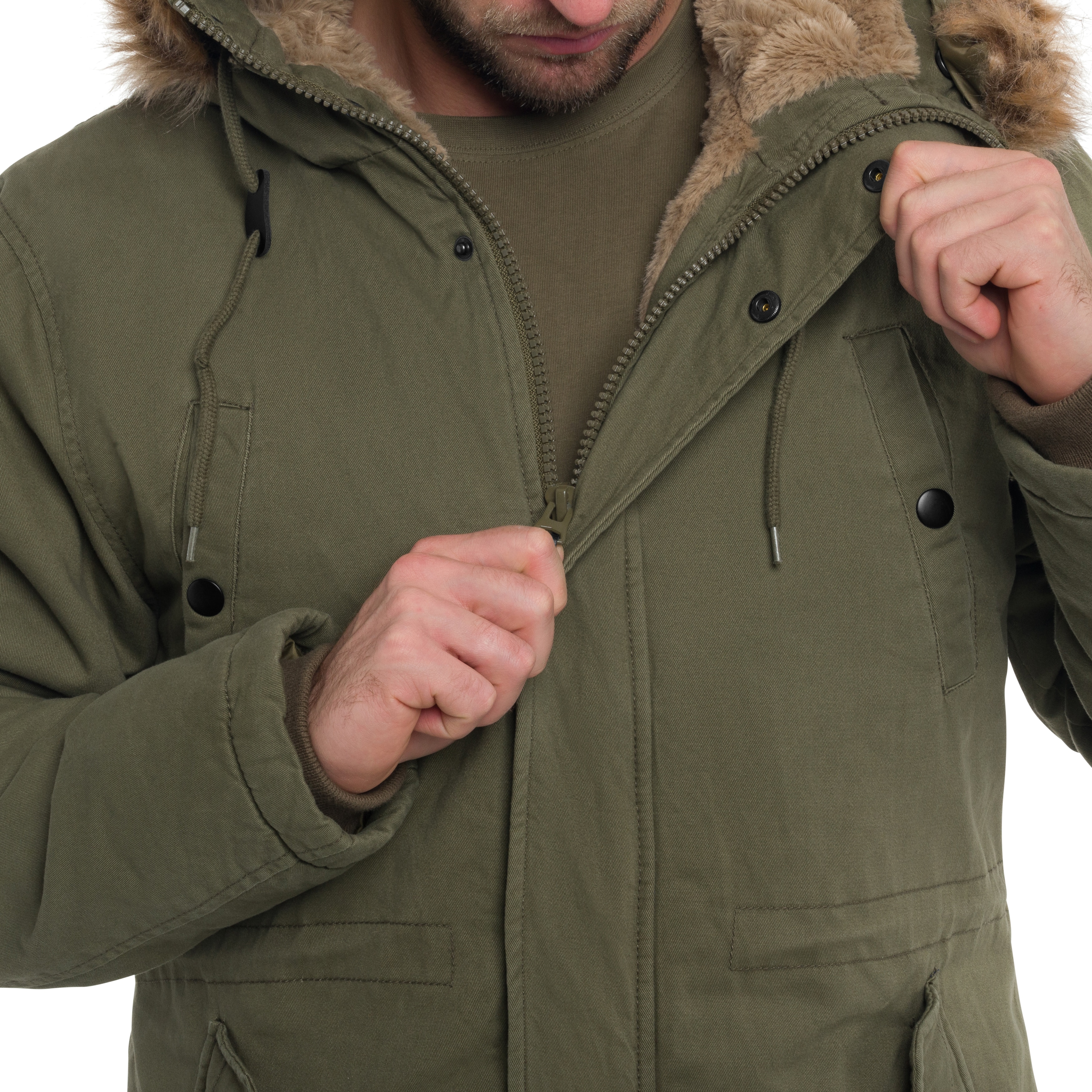 Kurtka Military Wear Fish Tail Parka - Olive