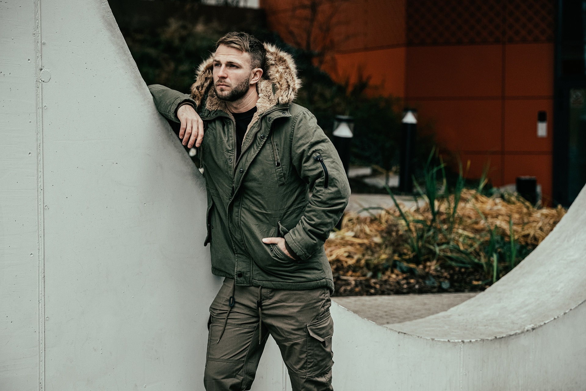 Kurtka Military Wear Fish Tail Parka - Olive