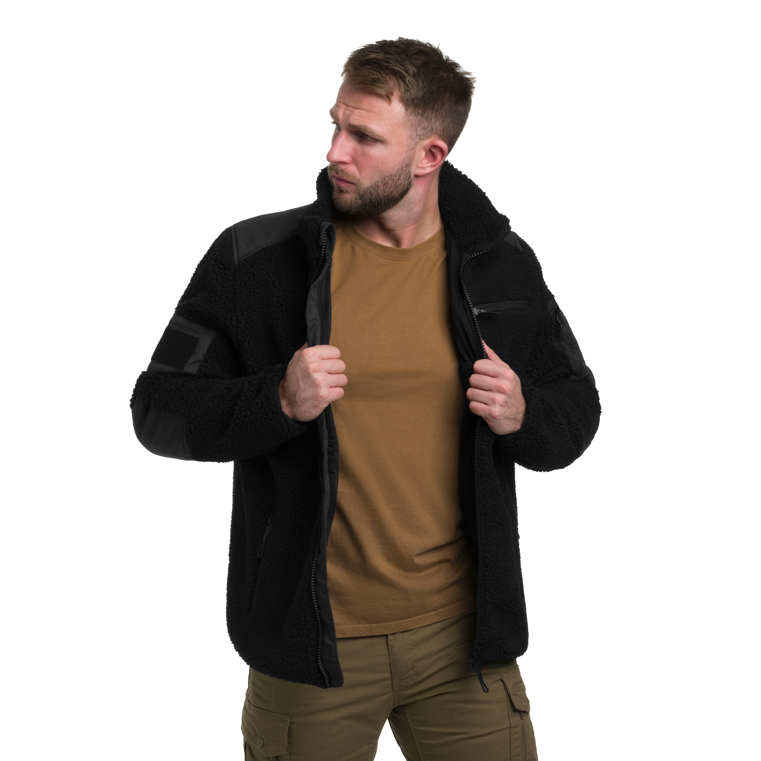 Флісова кофта Military Wear Tactical Teddyfleece - Black