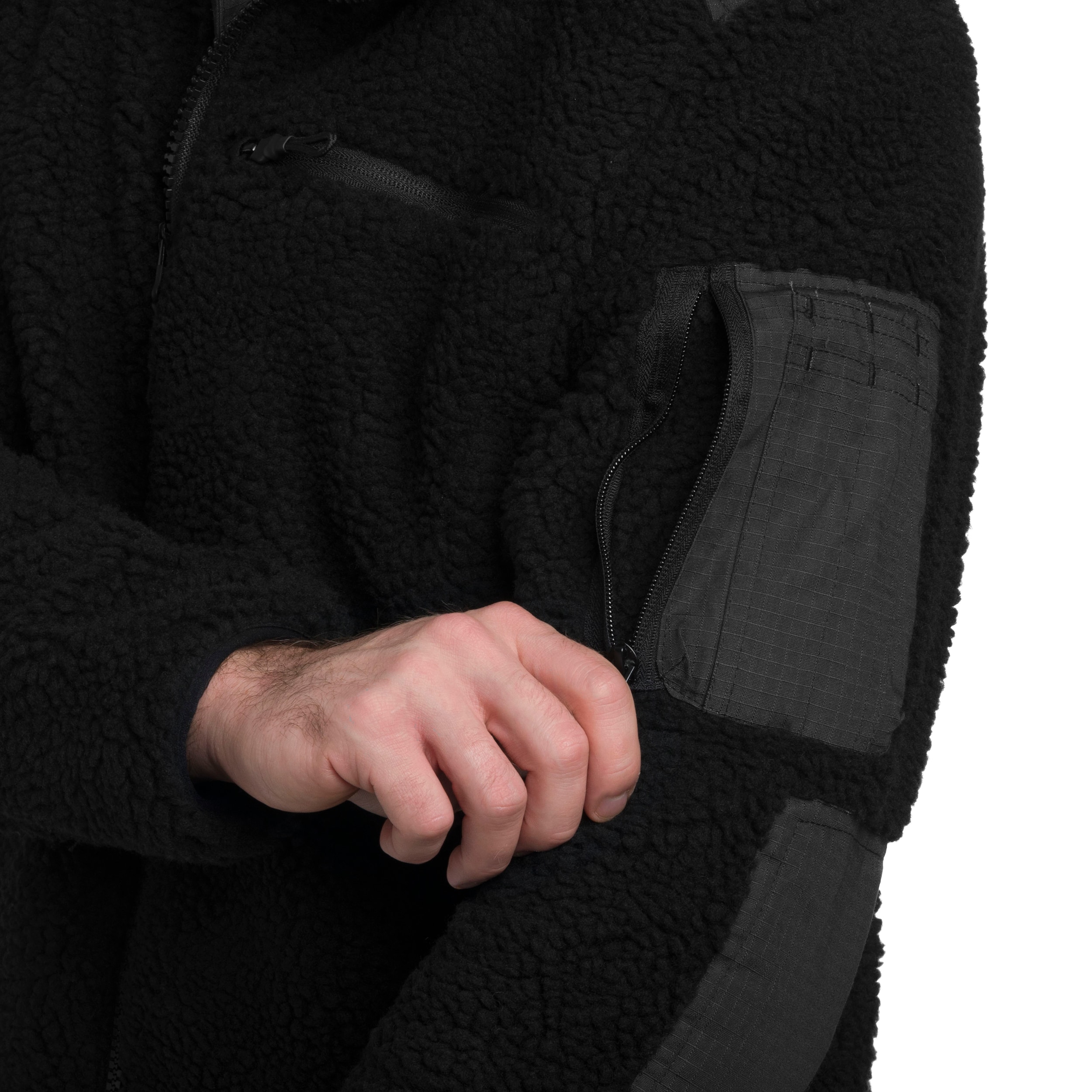 Флісова кофта Military Wear Tactical Teddyfleece - Black