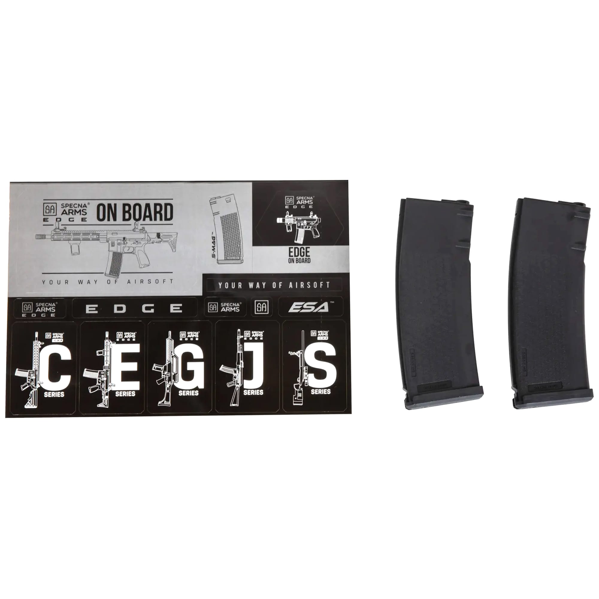 Karabinek szturmowy AEG Specna Arms SA-E30 Edge HAL ETU - Black