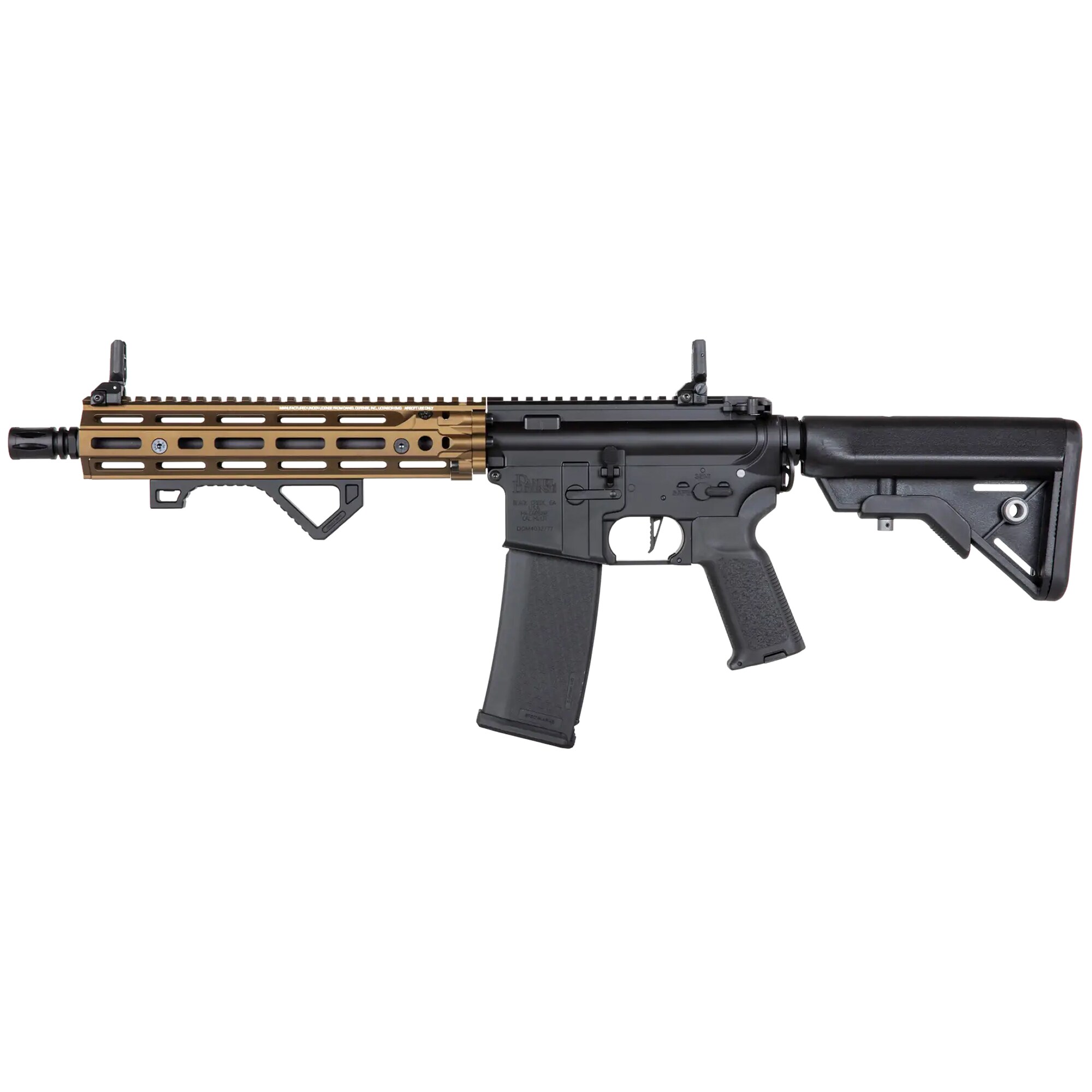 Specna Arms Daniel Defense RIS III 10.5” Edge AEG assault carbine - Chaos Bronze