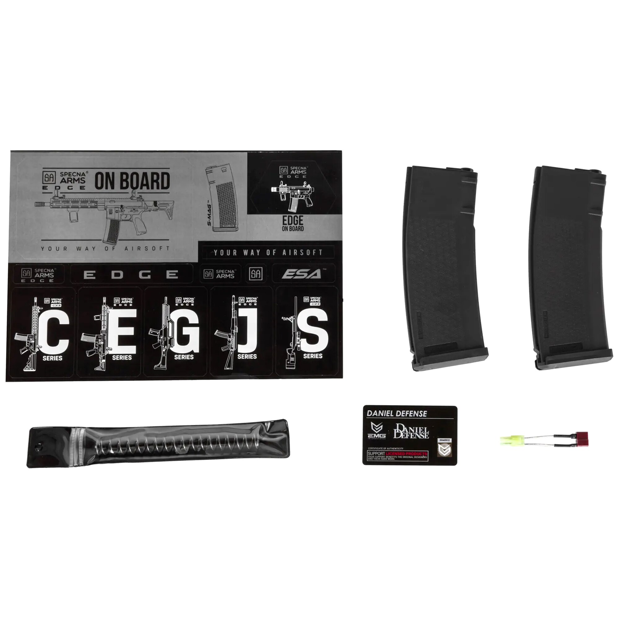 Specna Arms Daniel Defense RIS III 10.5” Edge AEG assault carbine - Chaos Bronze